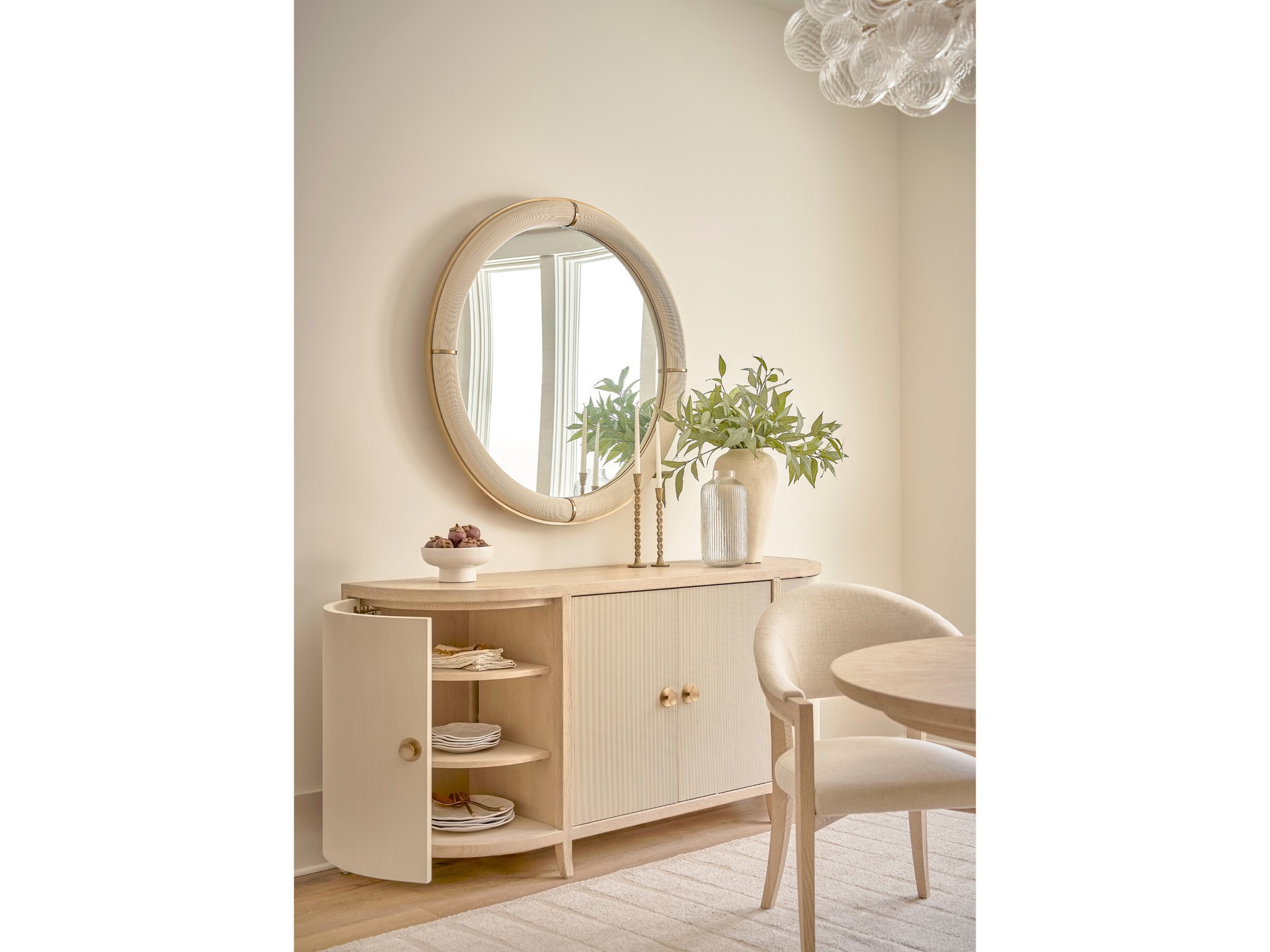 Velora Credenza - Multiple item room scene