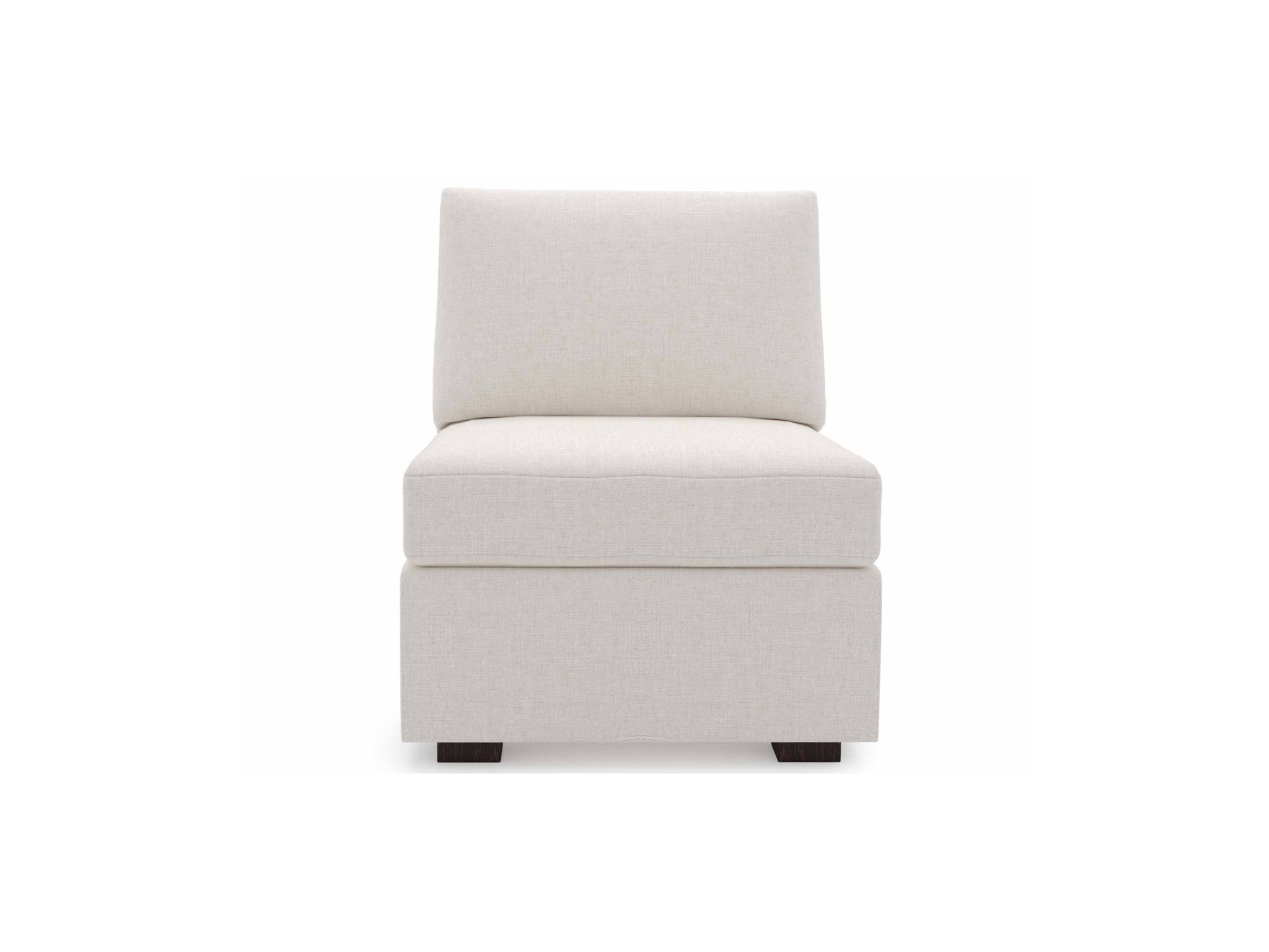 Madison Armless Chair - Special Order - Silo with a white background