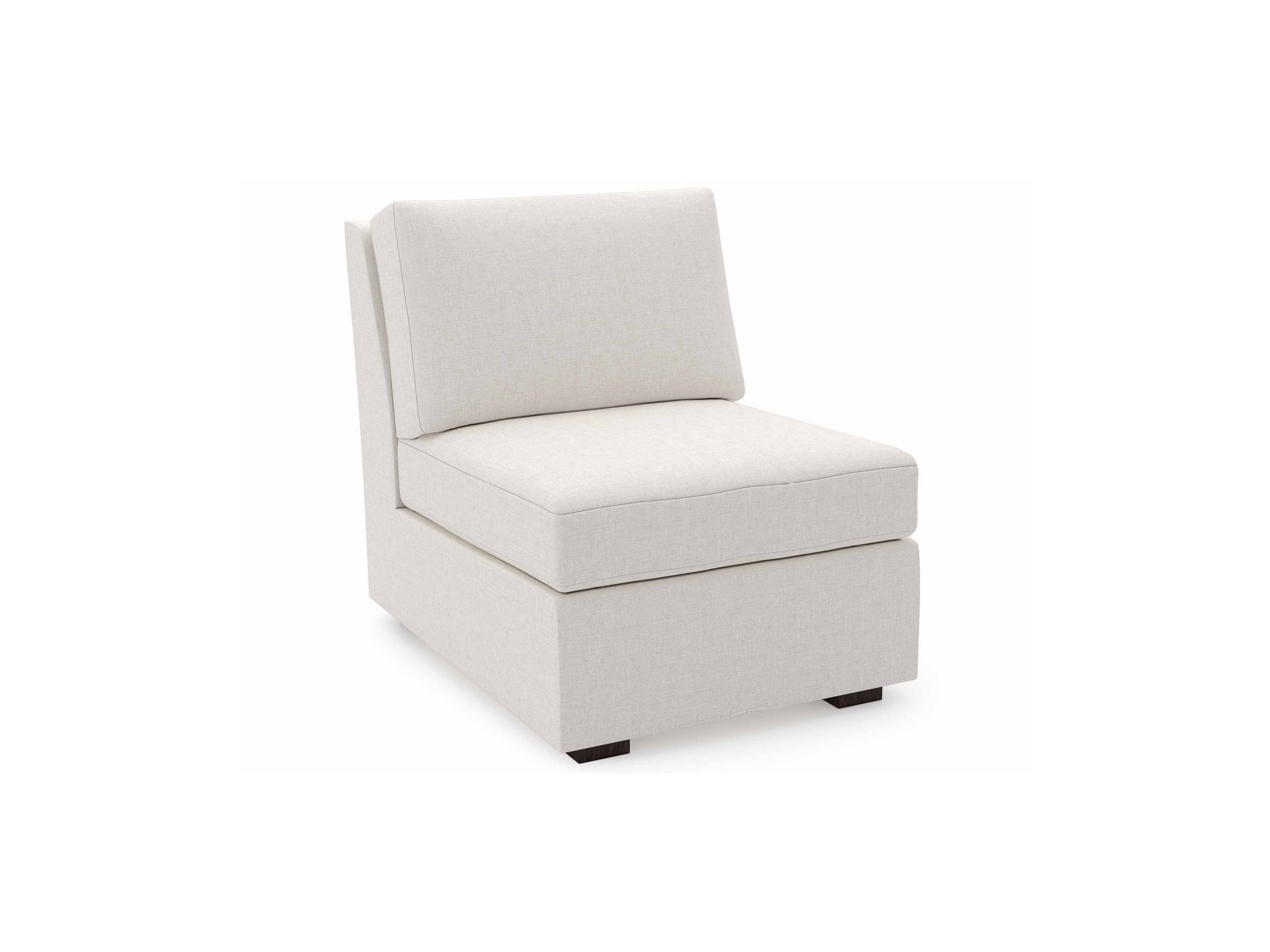 Madison Armless Chair - Special Order - Silo with a white background
