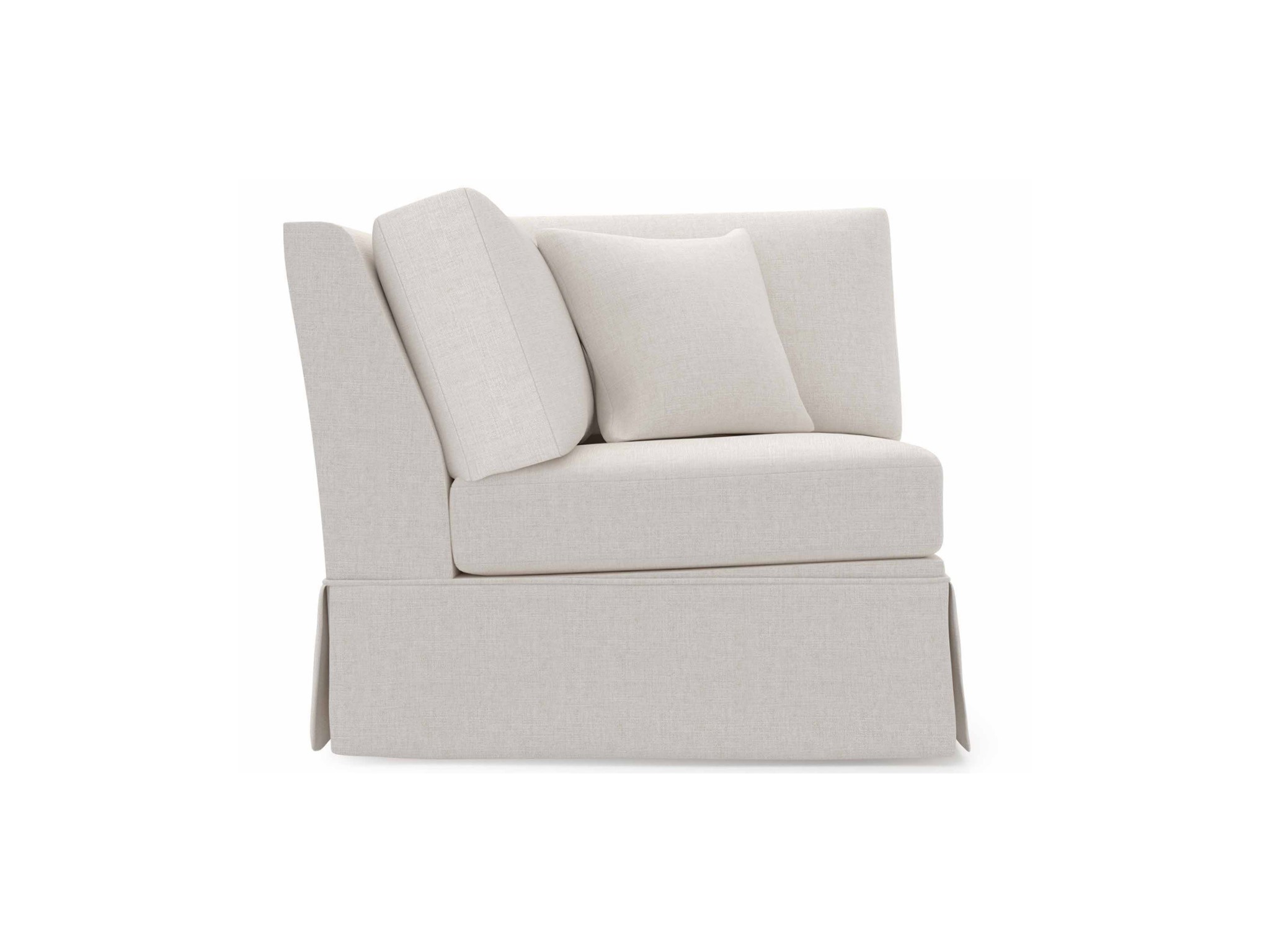 Madison Skirted Corner - Special Order - Silo with a white background
