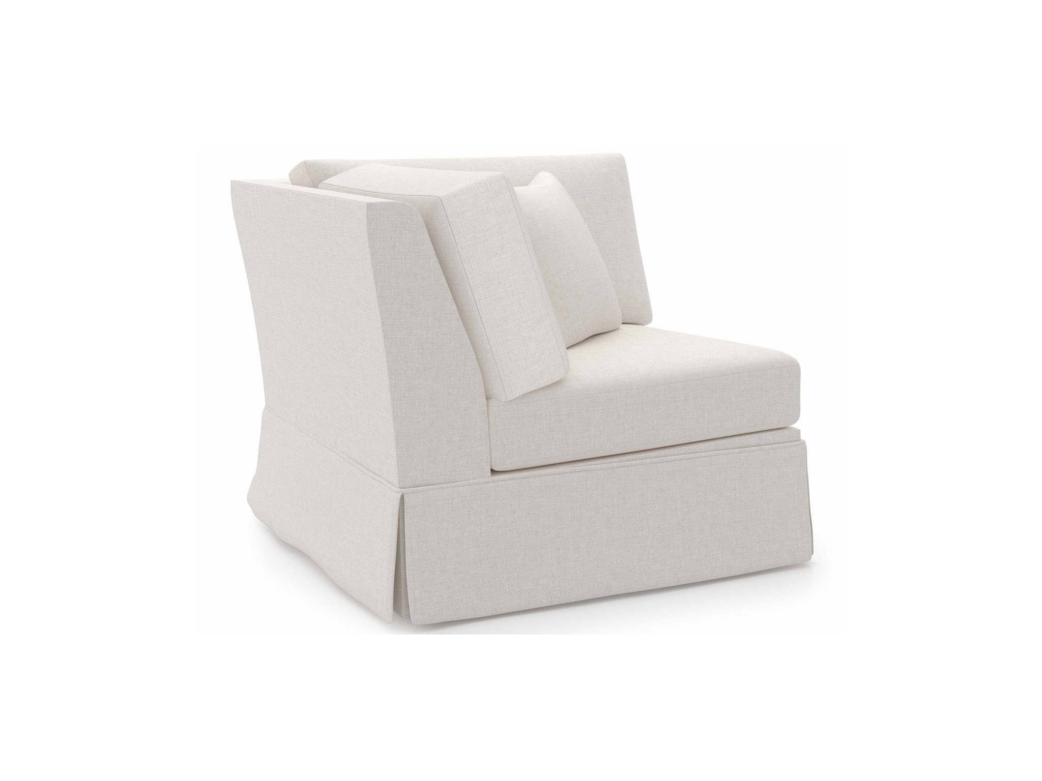 Madison Skirted Corner - Special Order - Silo with a white background