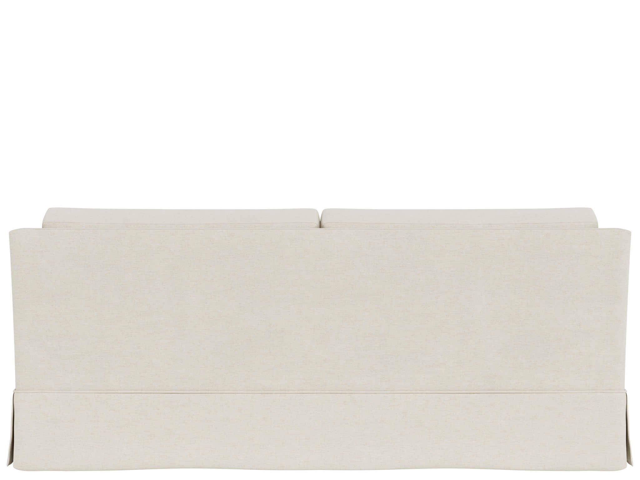 Madison Skirted Apartment Sofa - Special Order - Silo with a white background