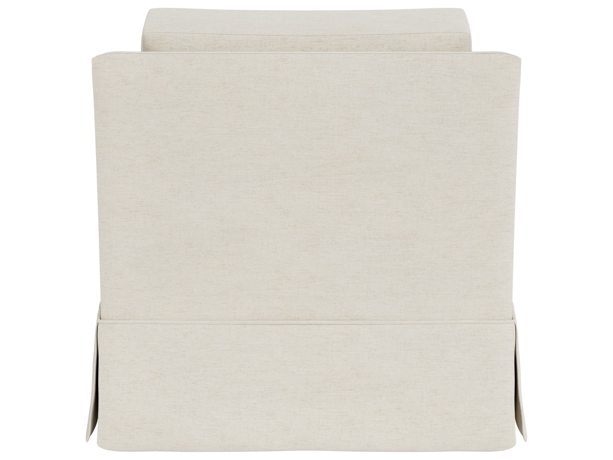 Madison Skirted Swivel Chair - Special Order - Silo with a white background