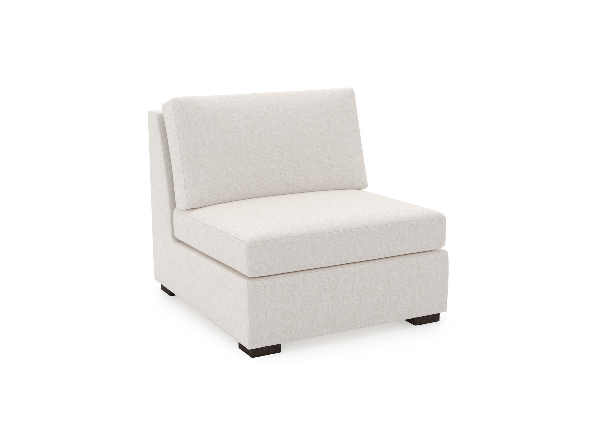 Ryman Armless Chair - Special Order - Silo with a white background
