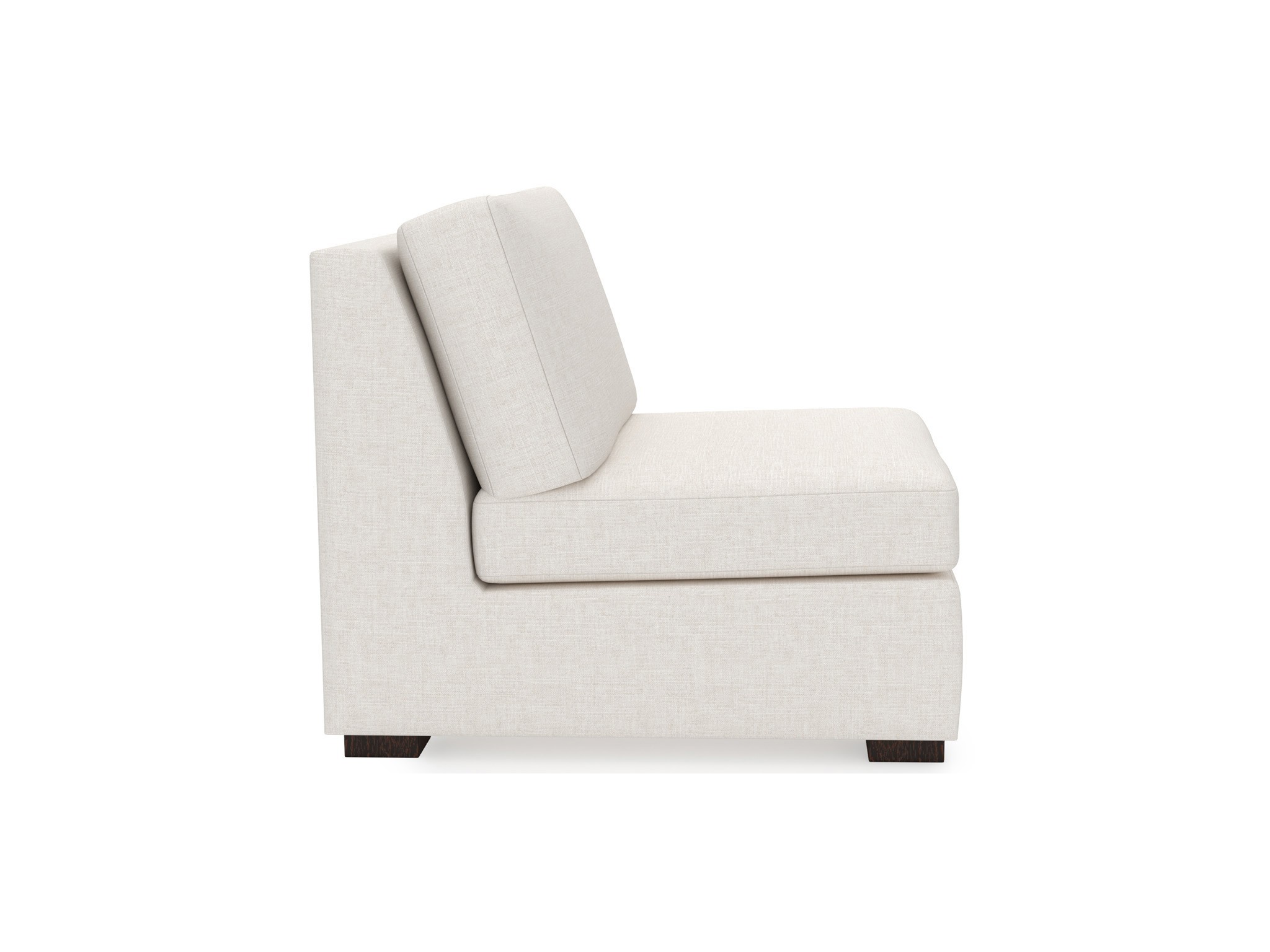 Ryman Armless Chair - Special Order - Silo with a white background