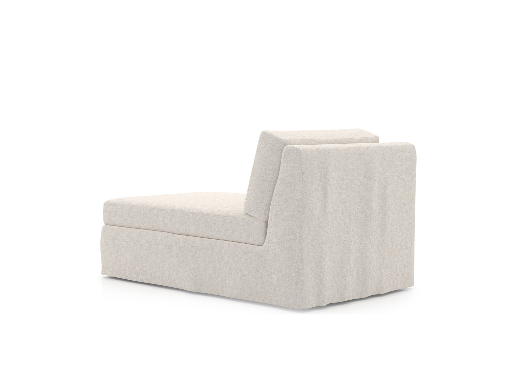 Ryman Slipcover Chaise LAF - Special Order - Silo with a white background