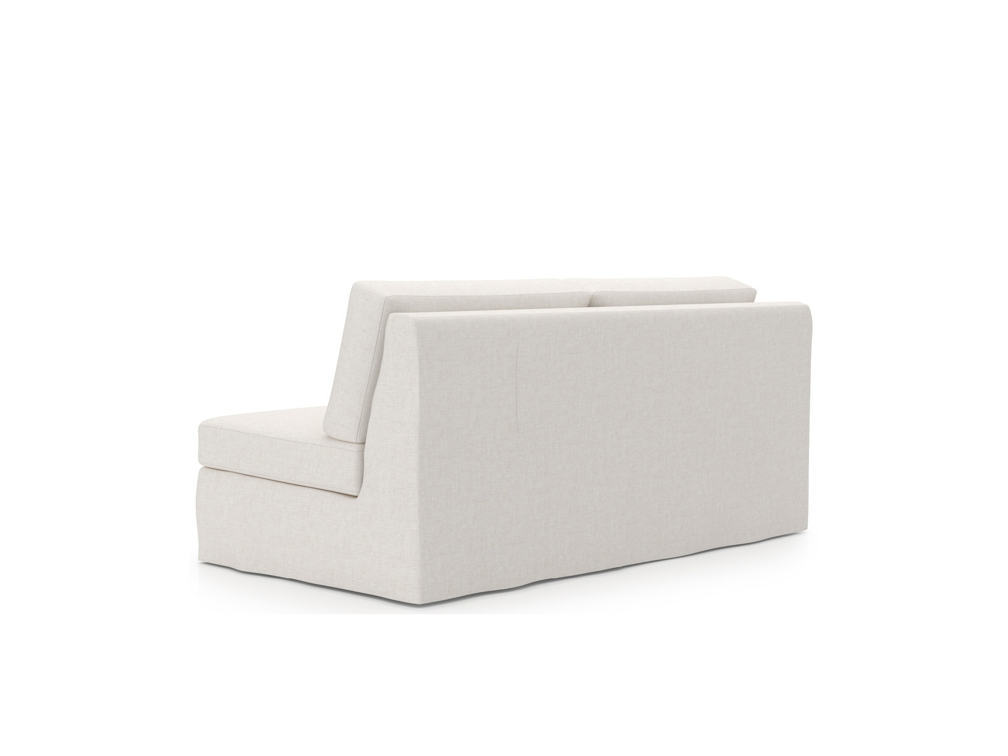 Ryman Slipcover Loveseat LAF - Special Order - Silo with a white background