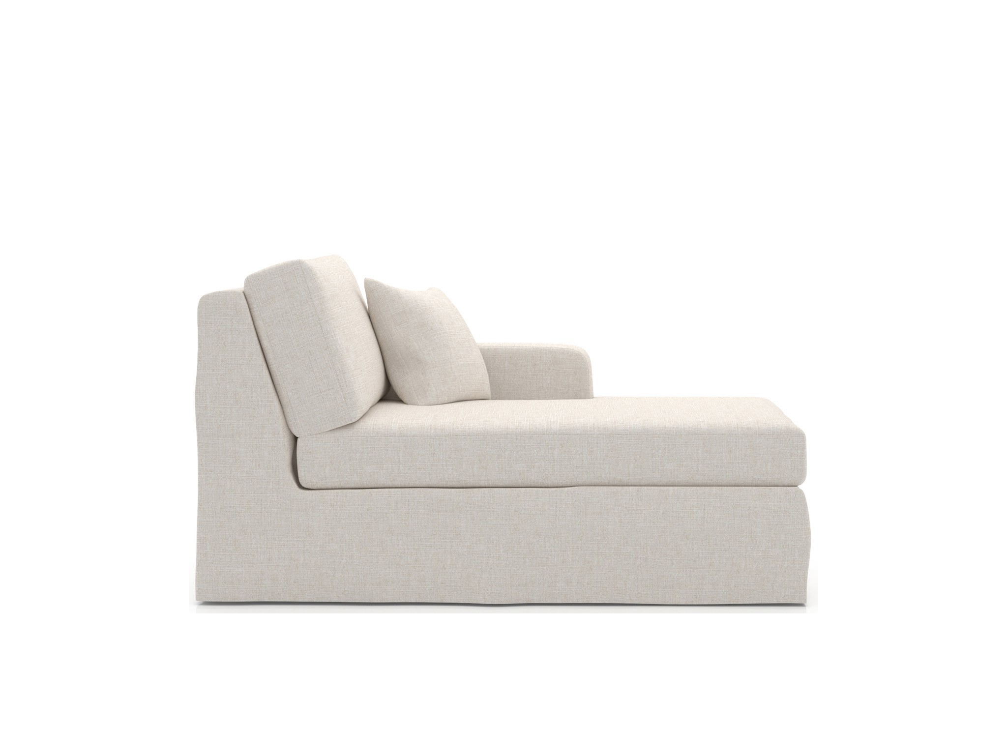 Ryman Slipcover Chaise RAF - Special Order - Silo with a white background
