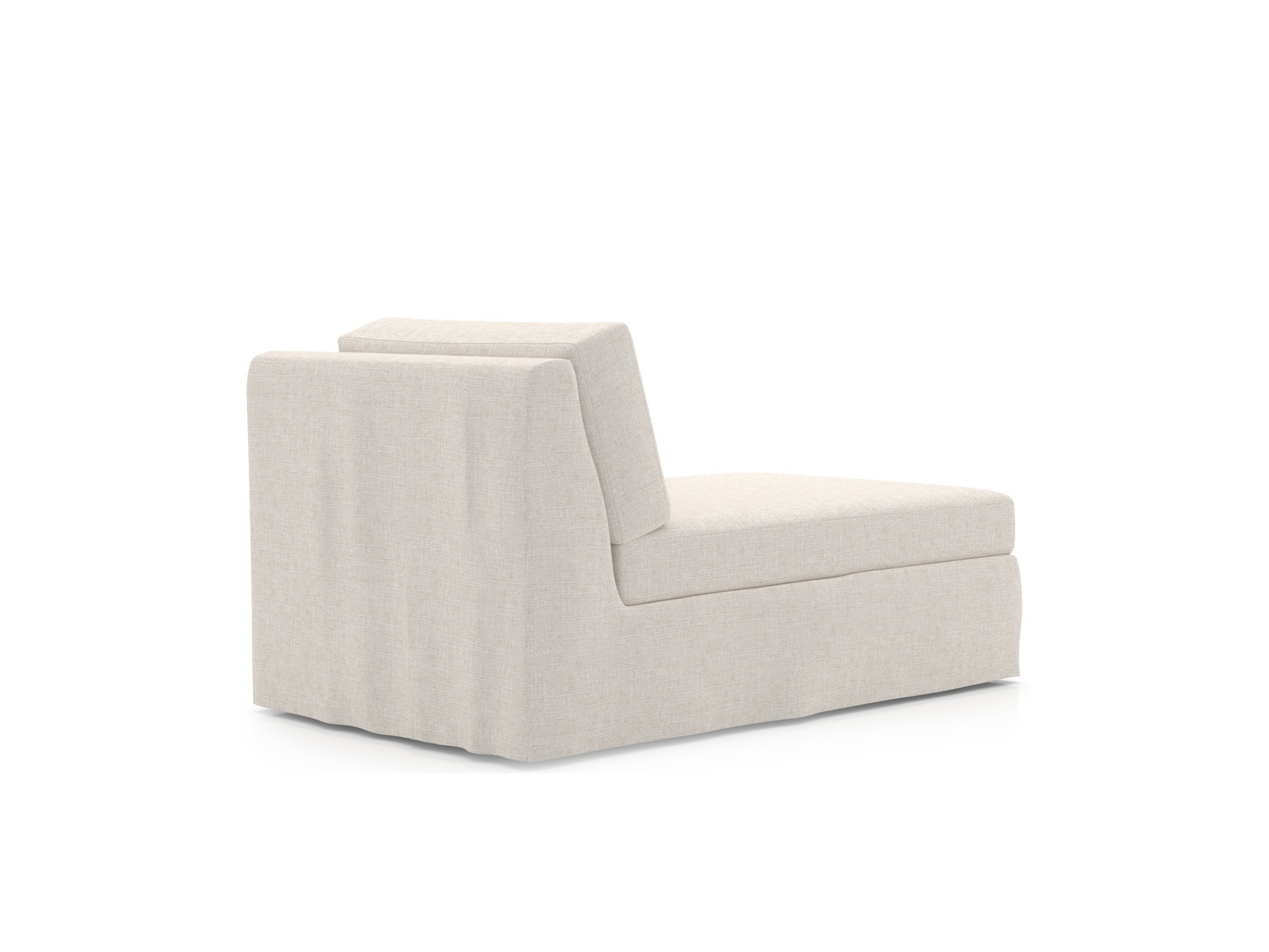 Ryman Slipcover Chaise RAF - Special Order - Silo with a white background