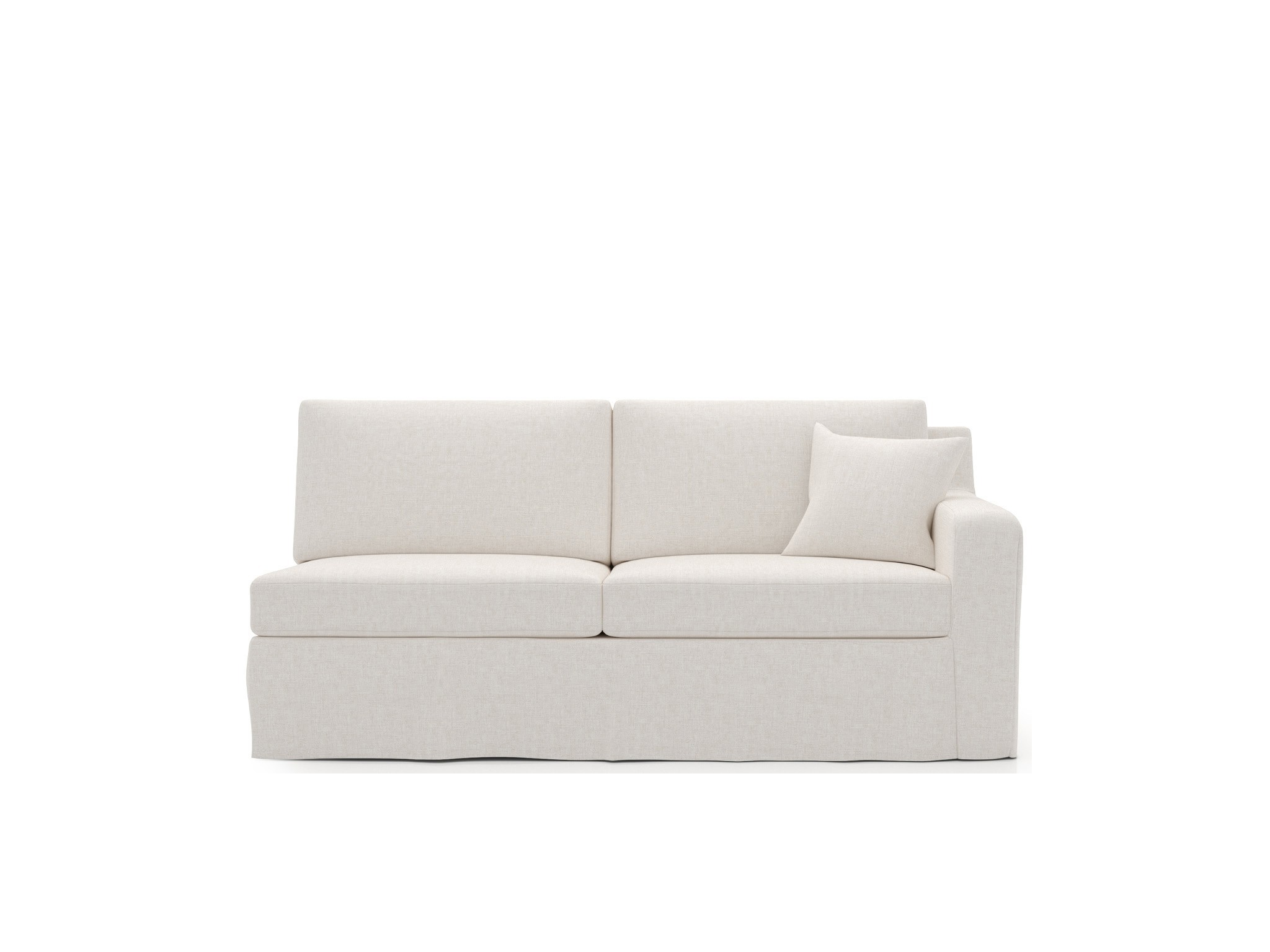 Ryman Slipcover Loveseat RAF - Special Order - Silo with a white background