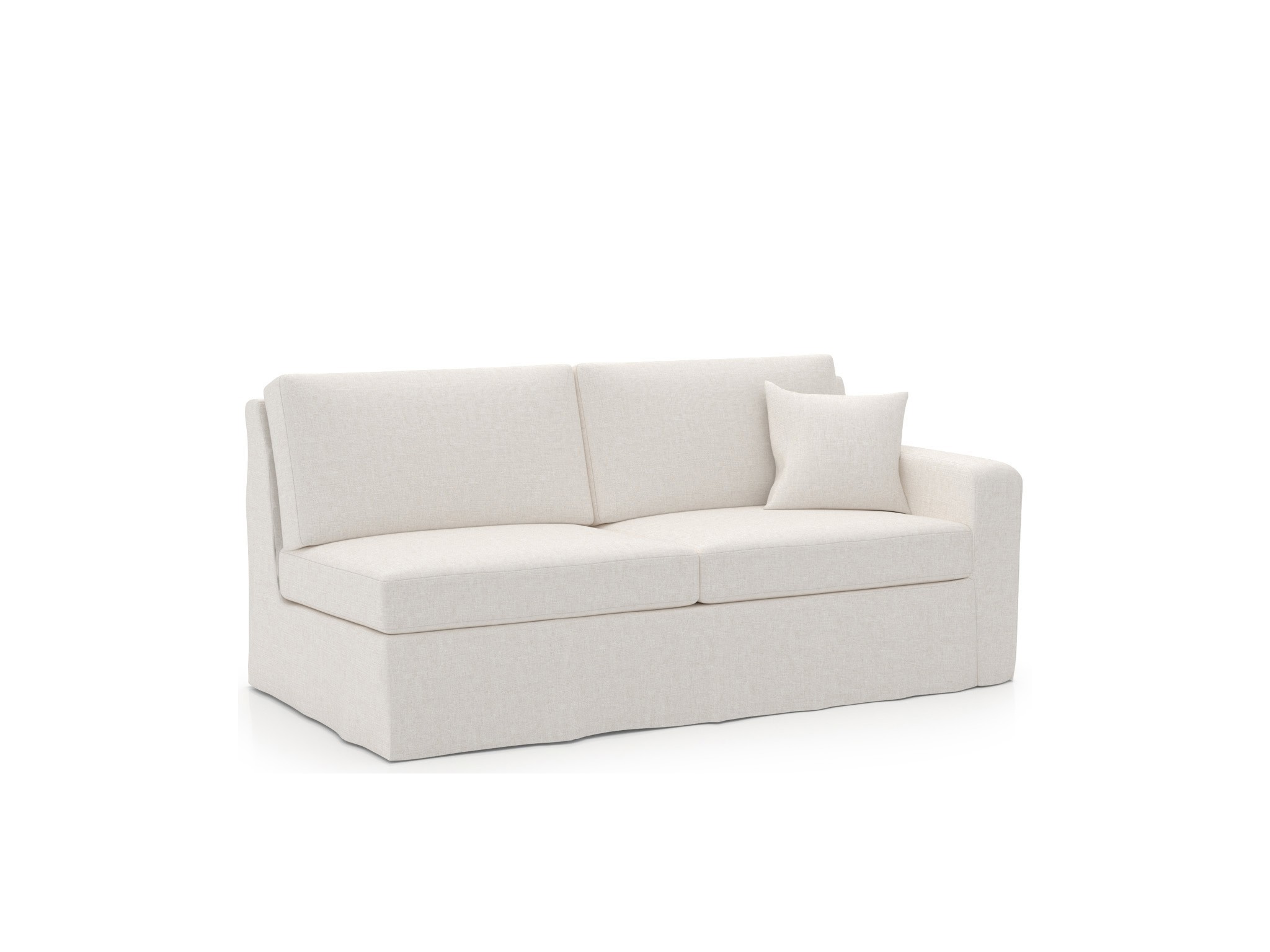 Ryman Slipcover Loveseat RAF - Special Order - Silo with a white background
