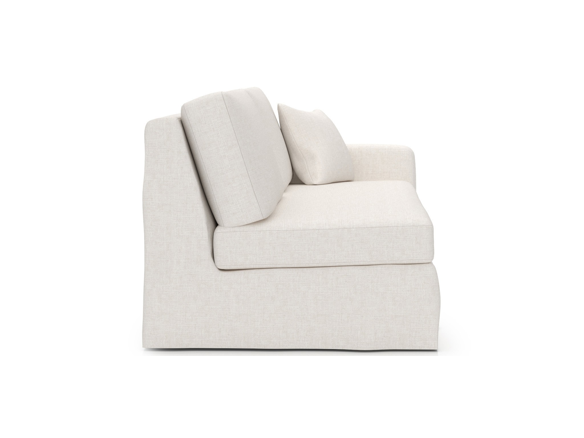 Ryman Slipcover Loveseat RAF - Special Order - Silo with a white background