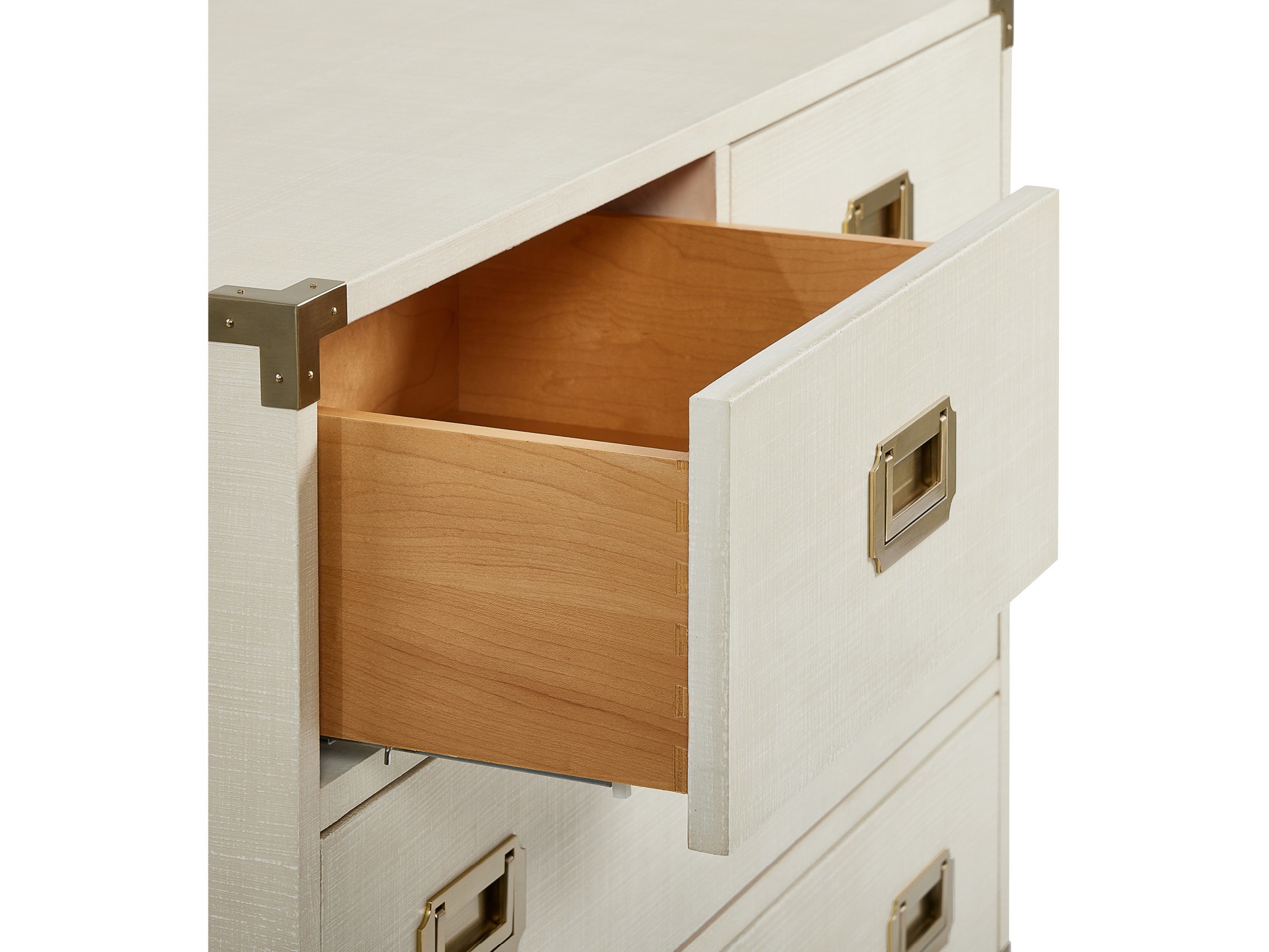 Cabana Linen Campaign Chest - Silo with a white background