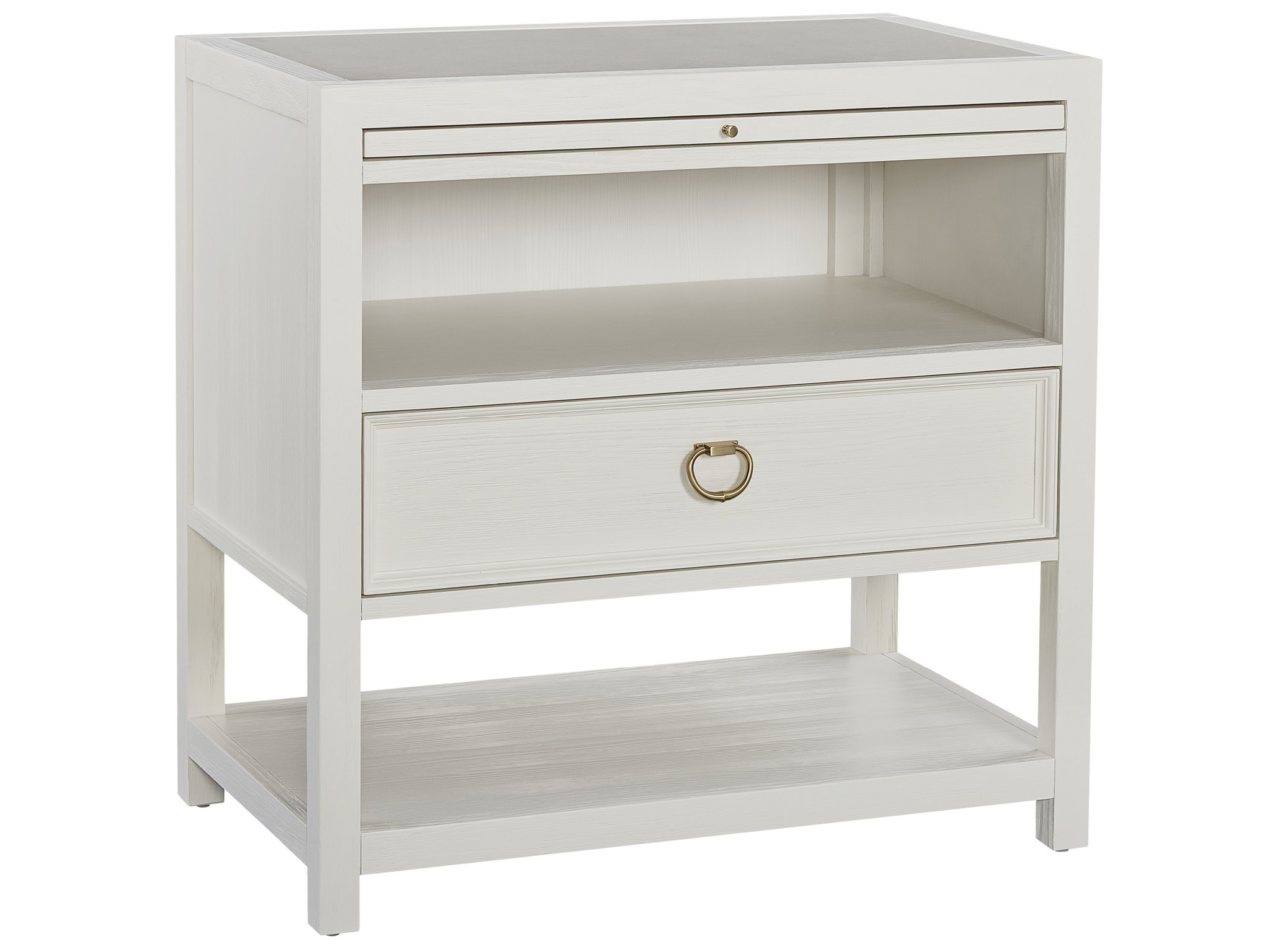 Sugar Sand Nightstand - Silo with a white background