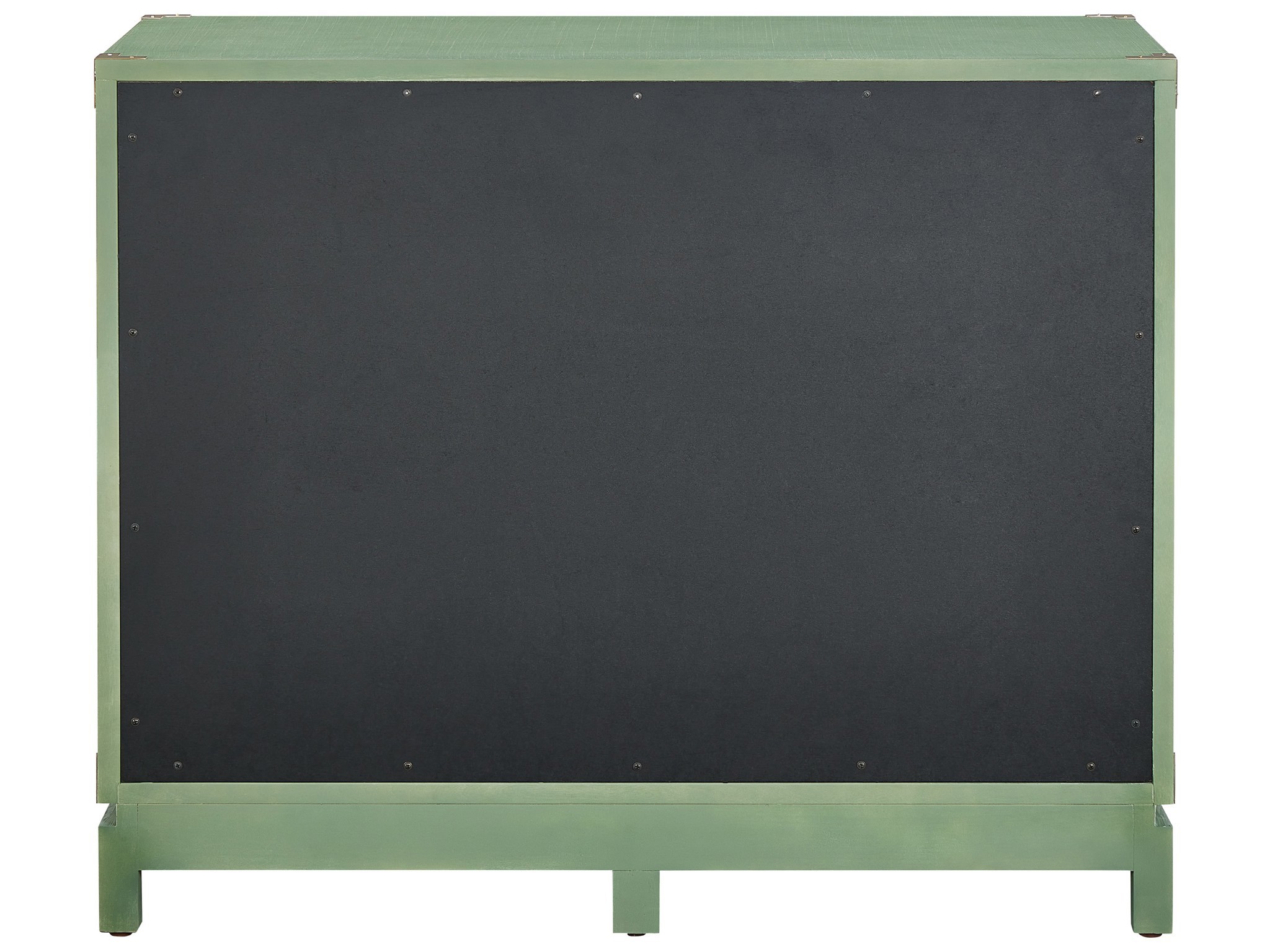 Cypress Linen Campaign Chest - Silo with a white background