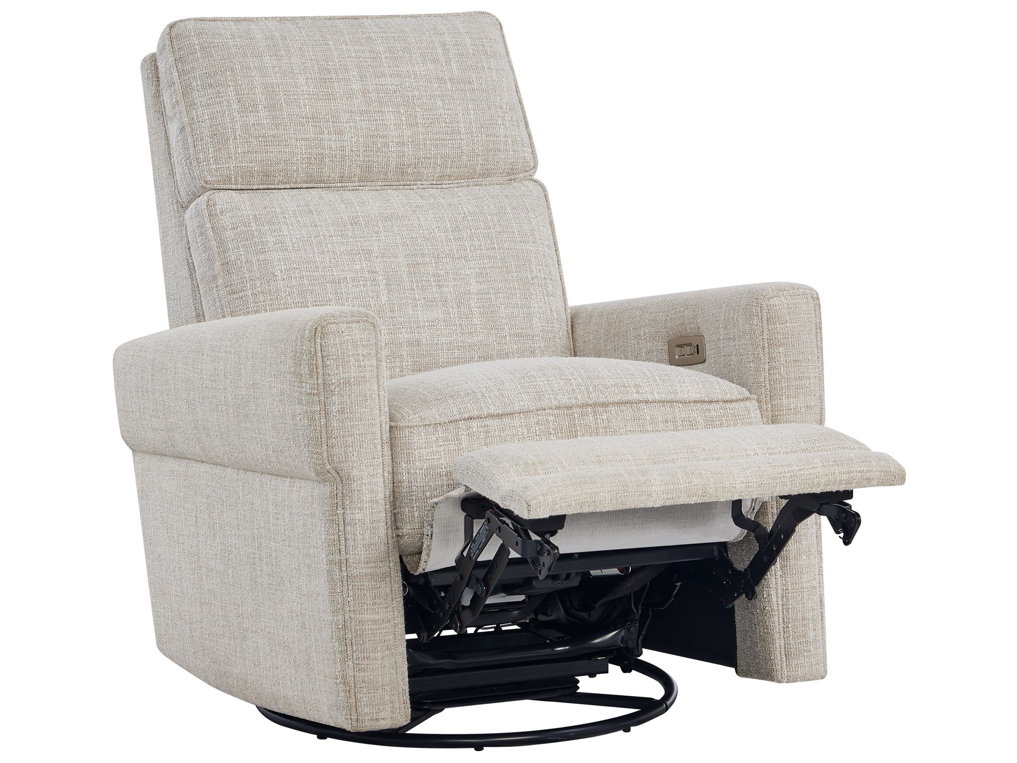 Jaxon Swivel Glide Recliner - Silo with a white background