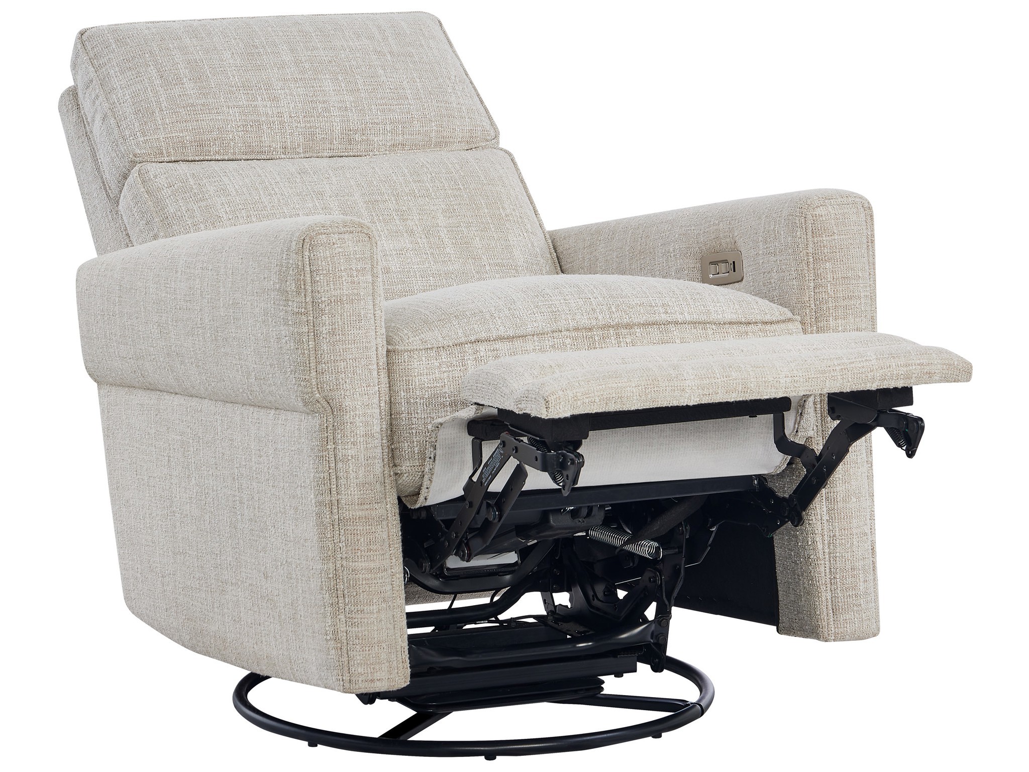 Jaxon Swivel Glide Recliner - Silo with a white background