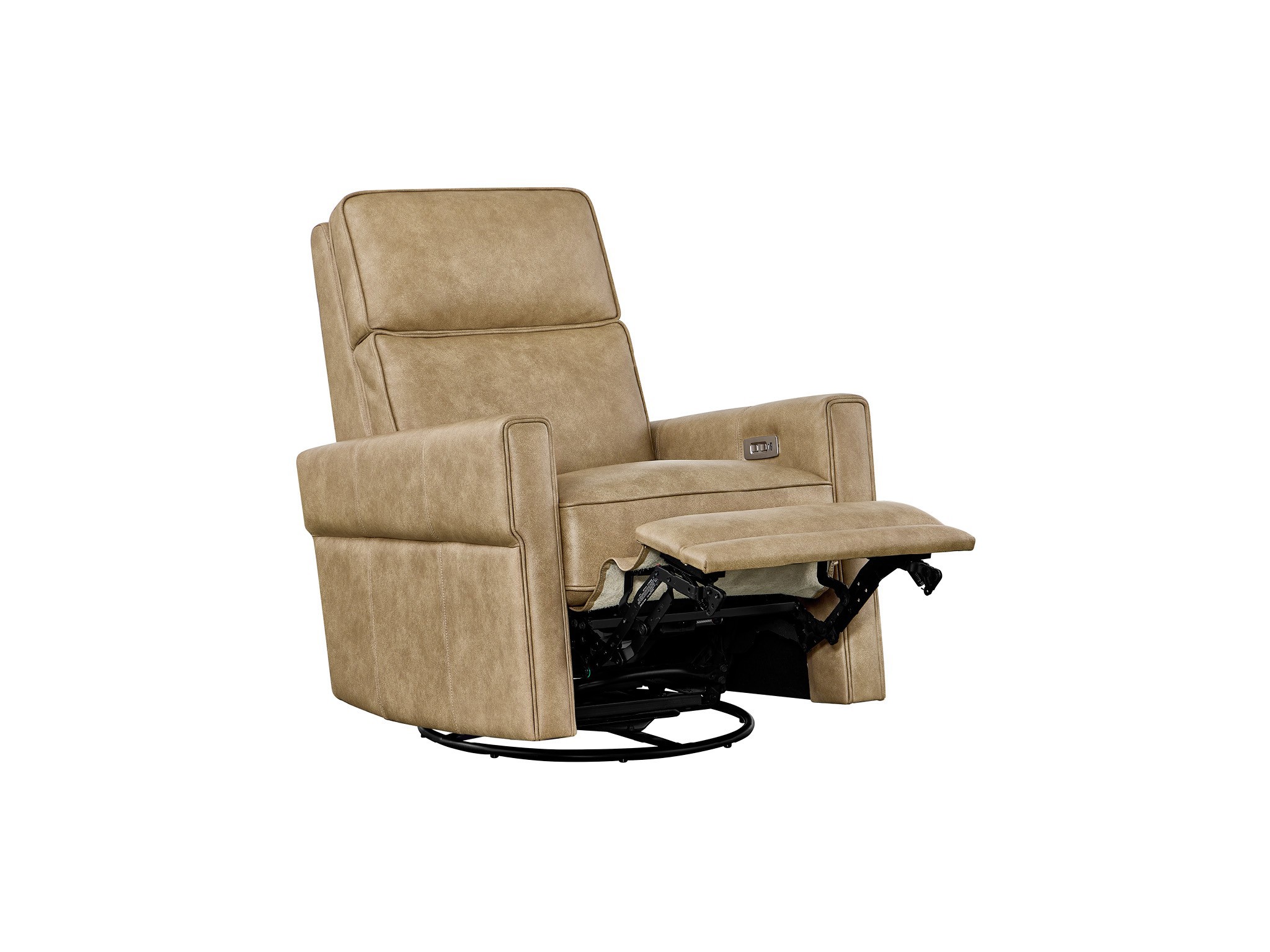 Jaxon Swivel Glide Recliner - Silo with a white background