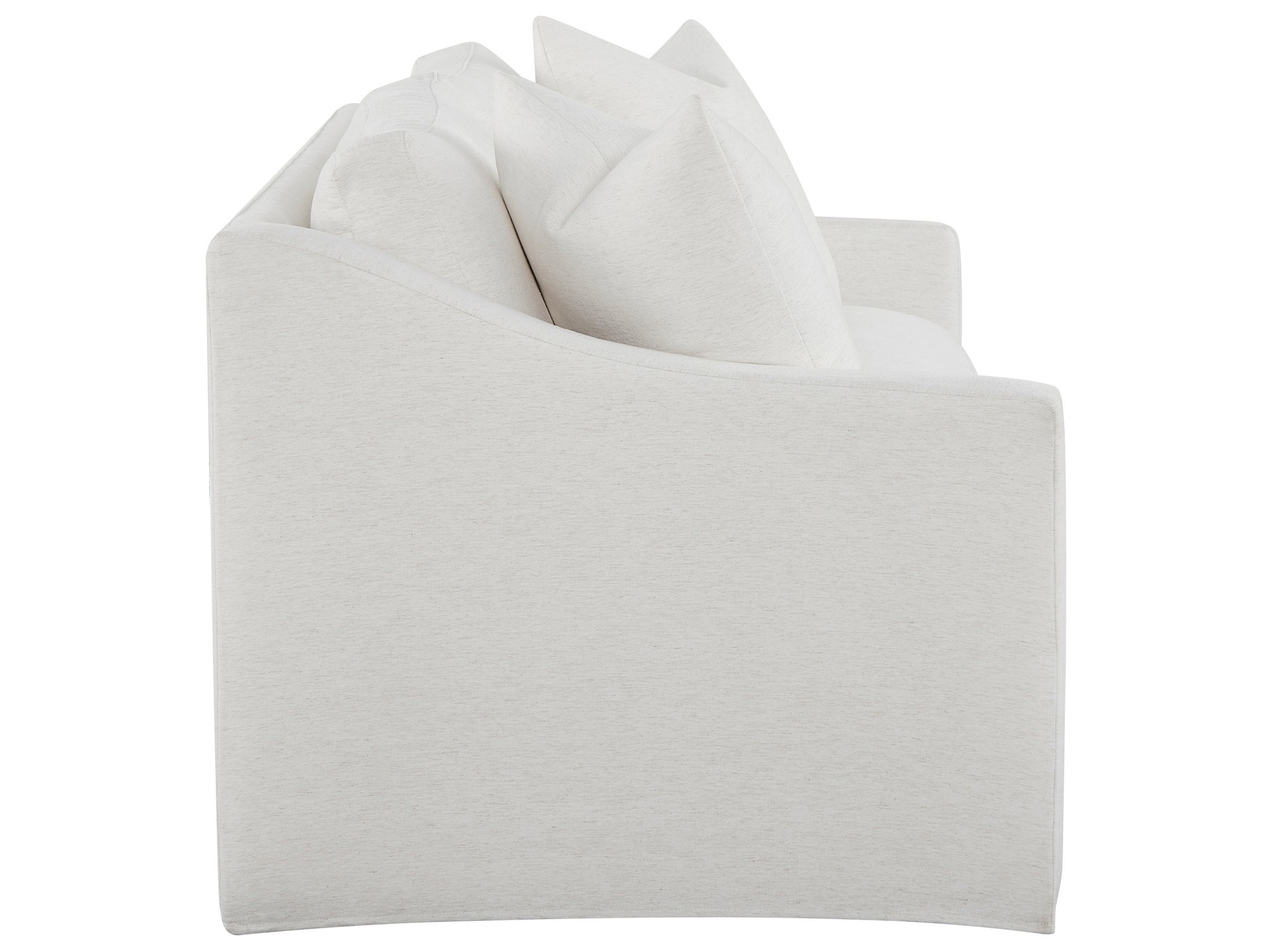 Augustine Slipcover Apartment Sofa - Silo with a white background