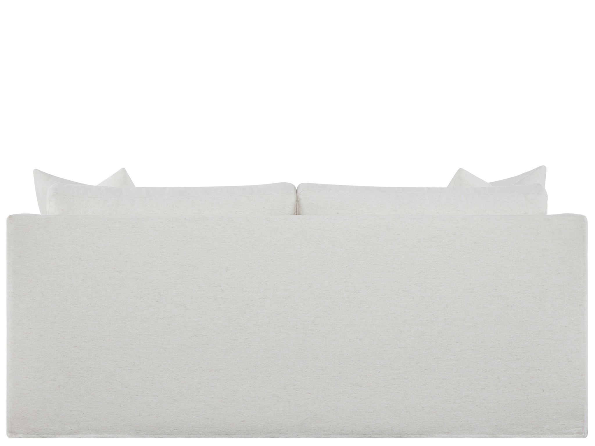 Augustine Slipcover Apartment Sofa - Silo with a white background
