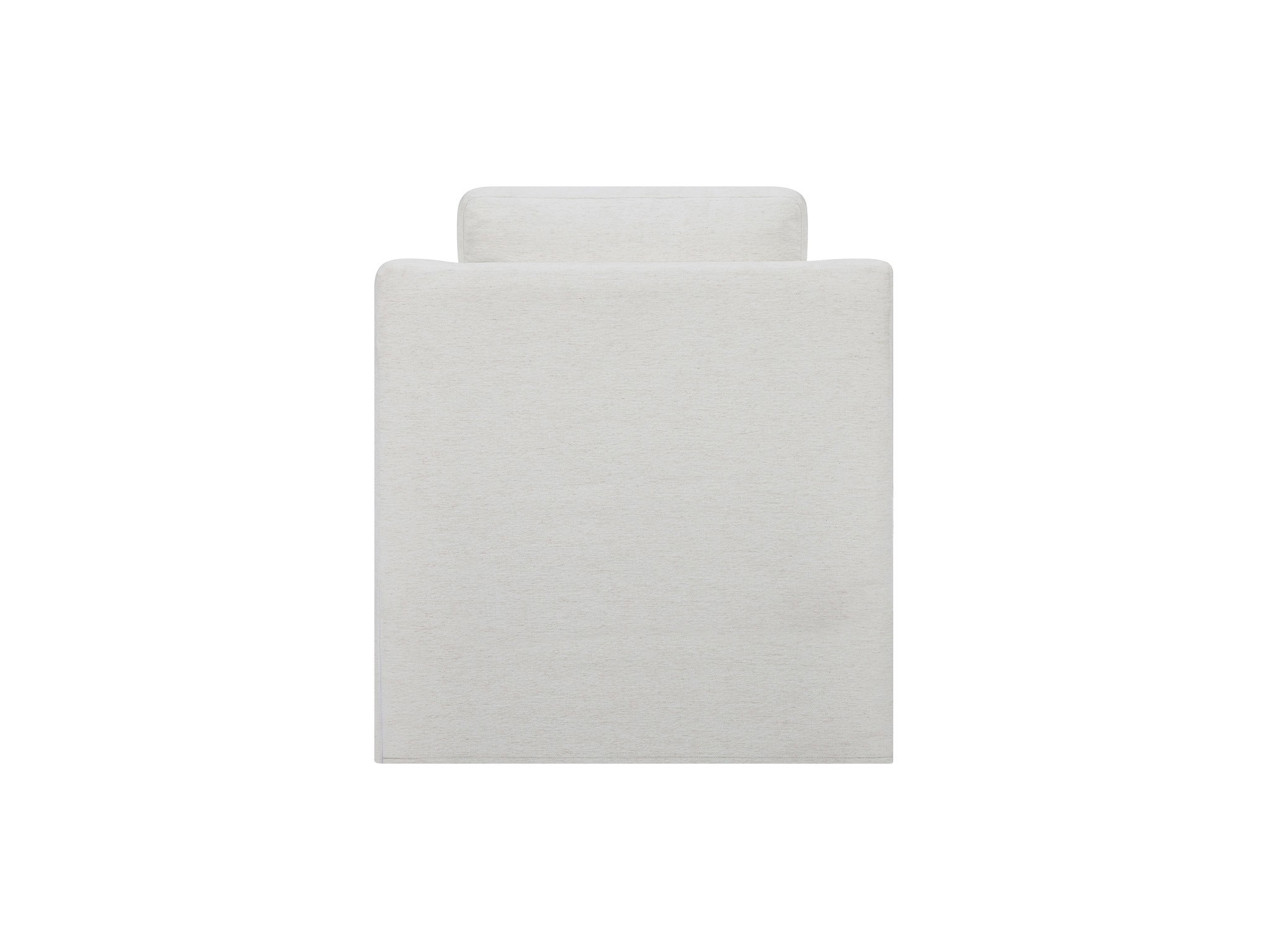 Augustine Slipcover Swivel Glider - Silo with a white background