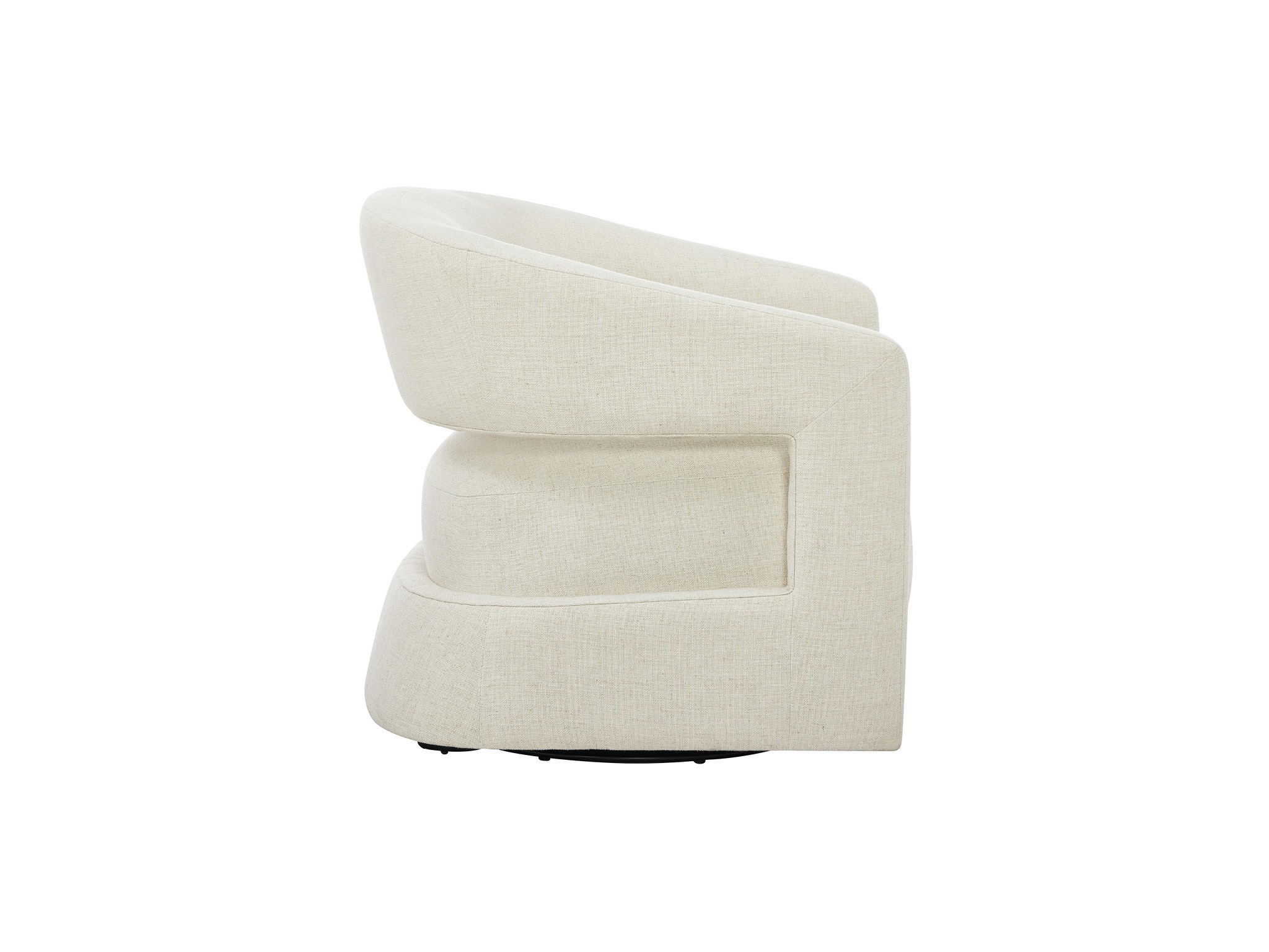 Drew Swivel Chair - Silo with a white background