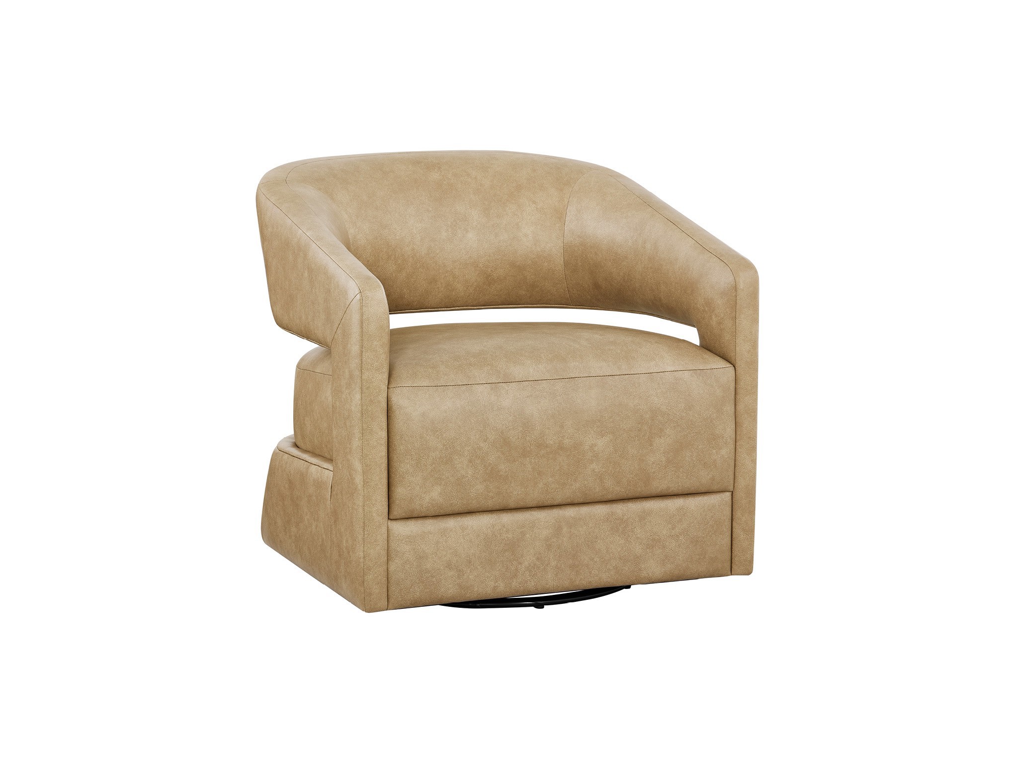 Drew Swivel Chair - Silo with a white background