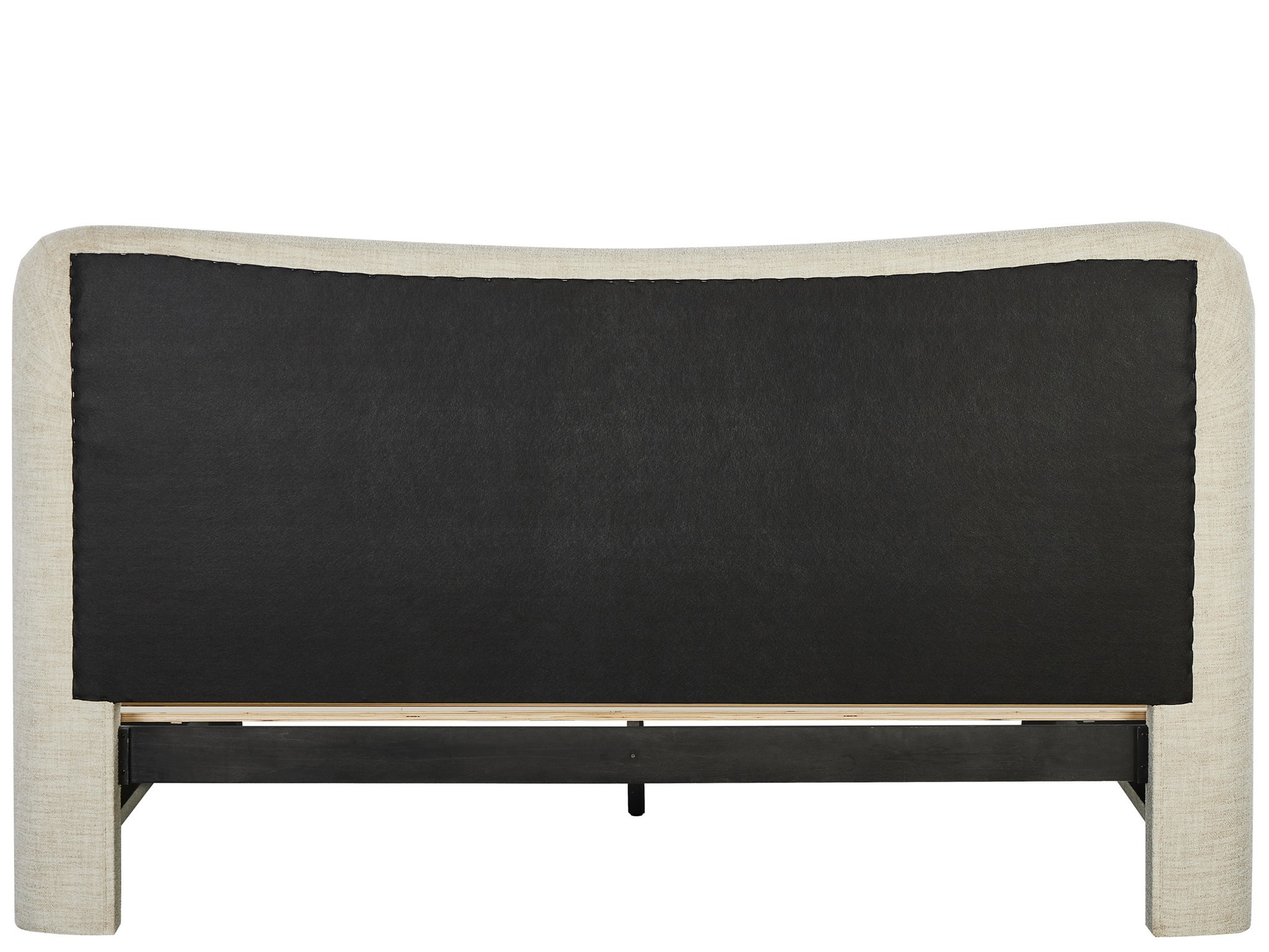 Trace Upholstered Bed King - Silo with a white background