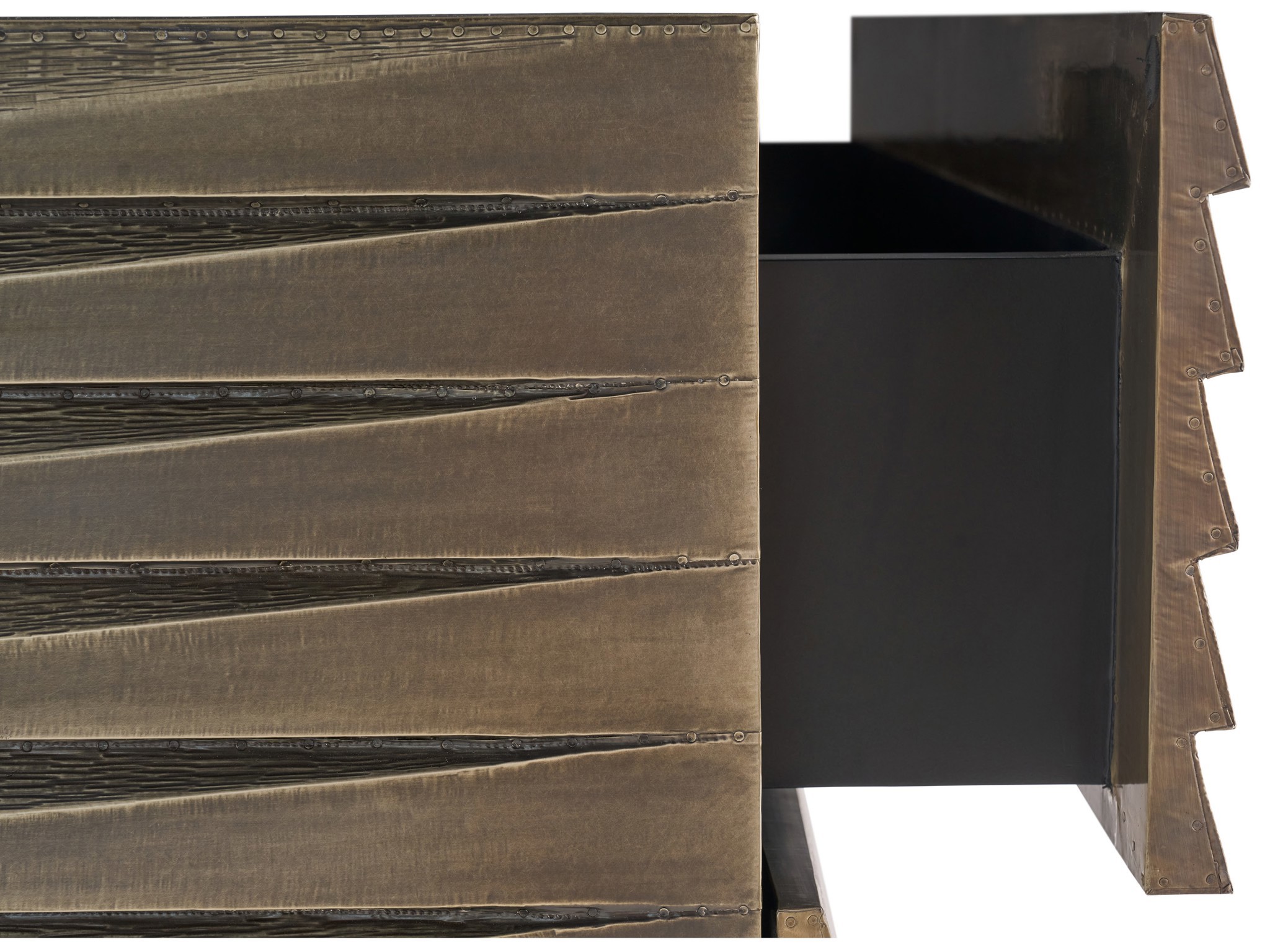 White Copper Chest - Silo with a white background