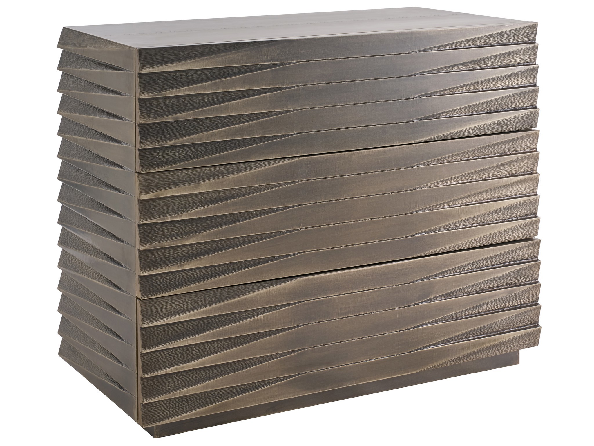 White Copper Chest - Silo with a white background