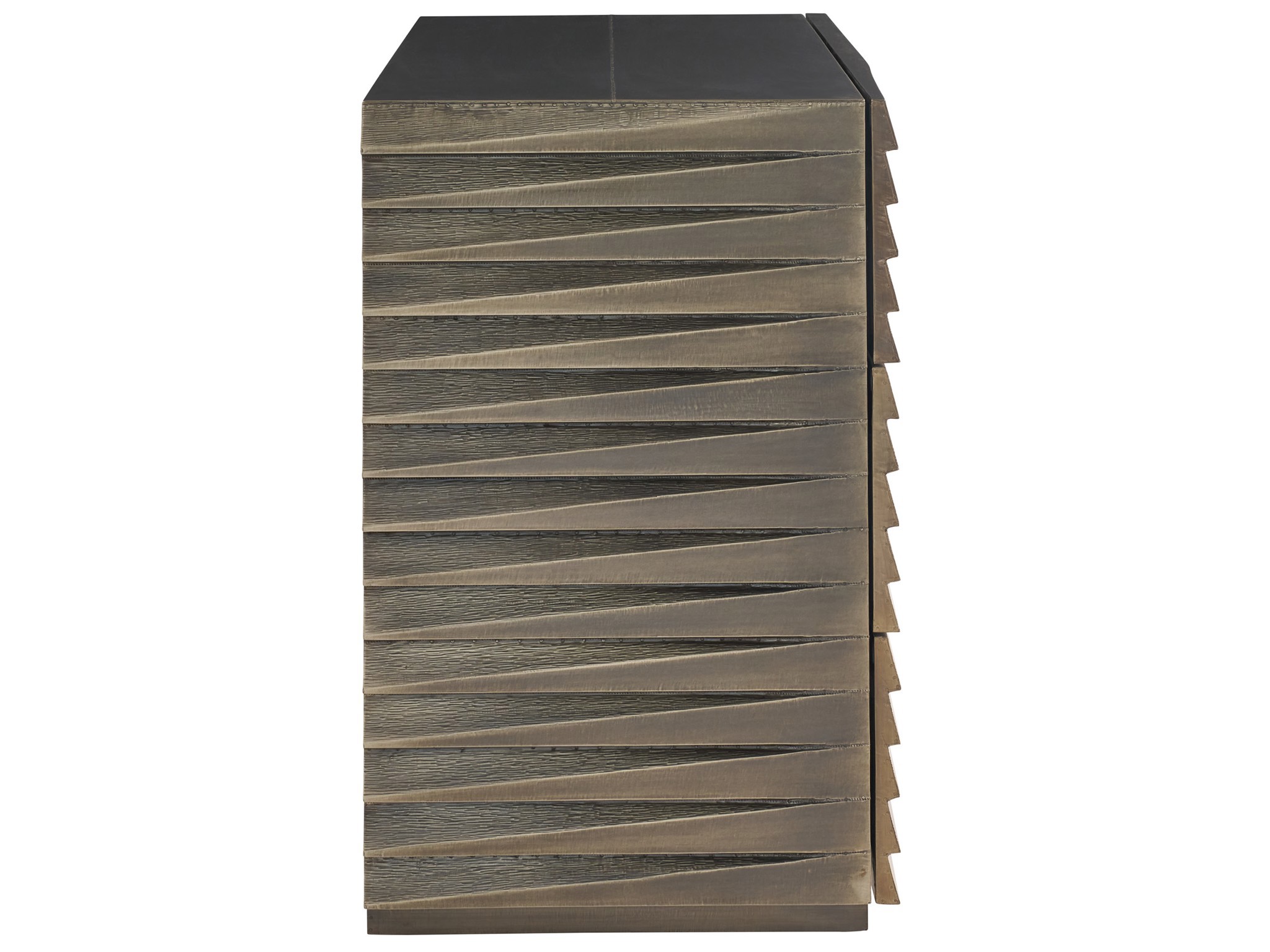 White Copper Chest - Silo with a white background