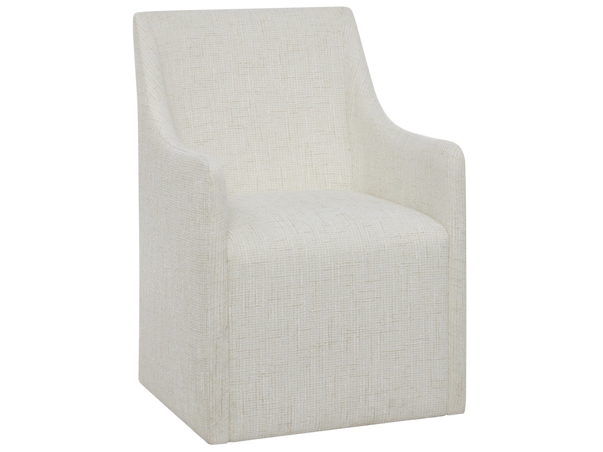 Trace Upholstered Arm Chair - Silo with a white background