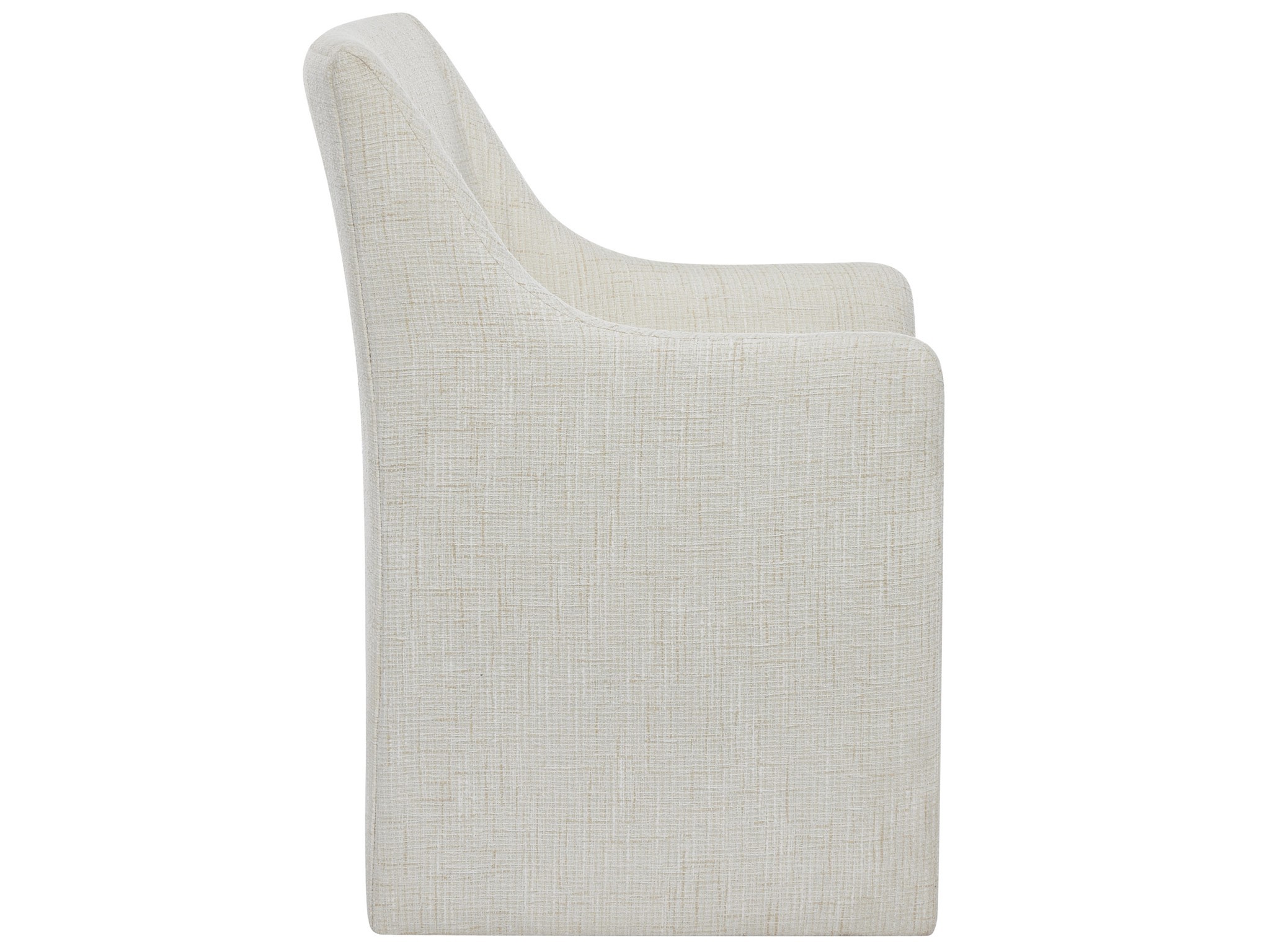 Trace Upholstered Arm Chair - Silo with a white background