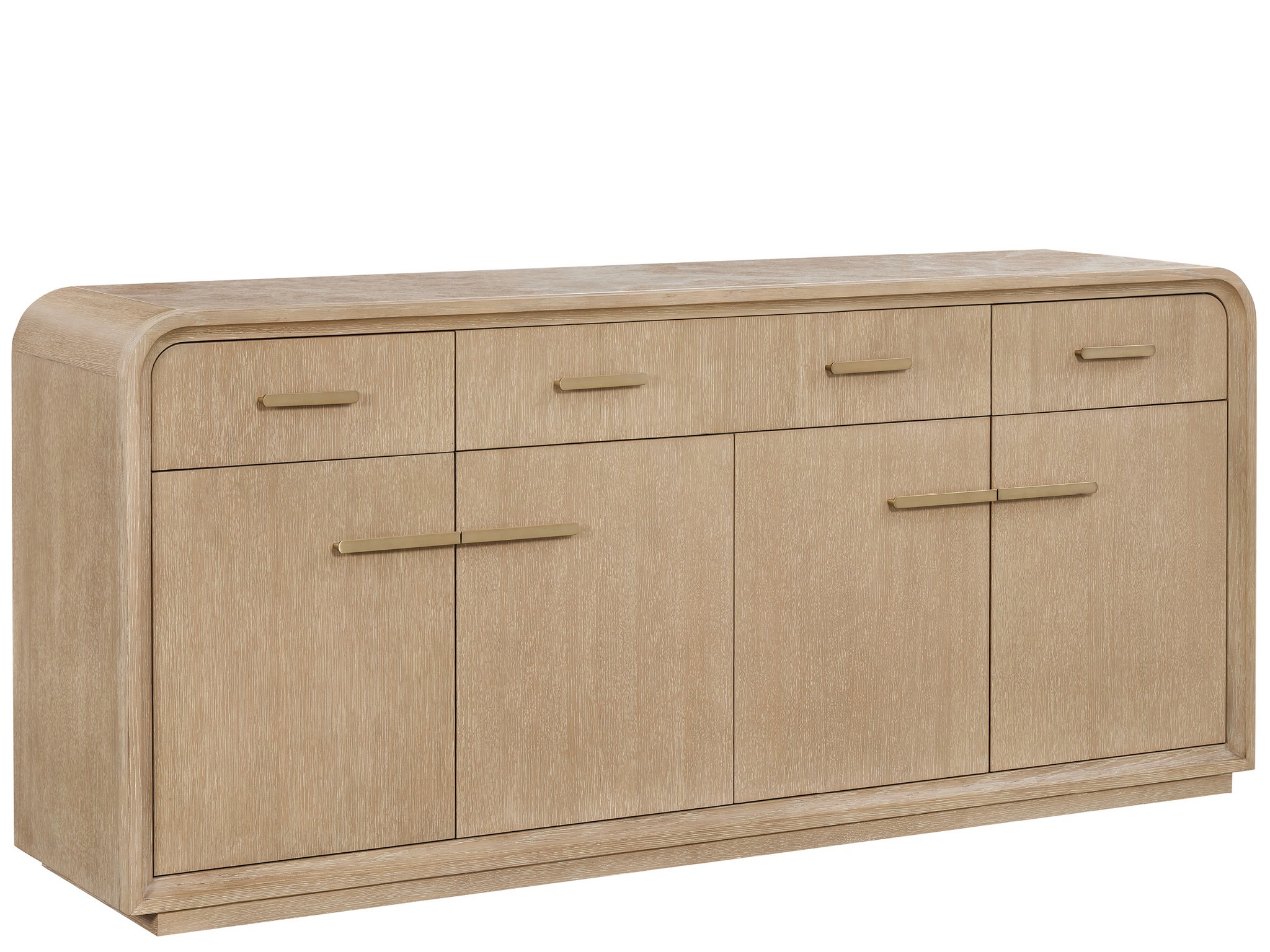 Light Emperador Credenza - Silo with a white background