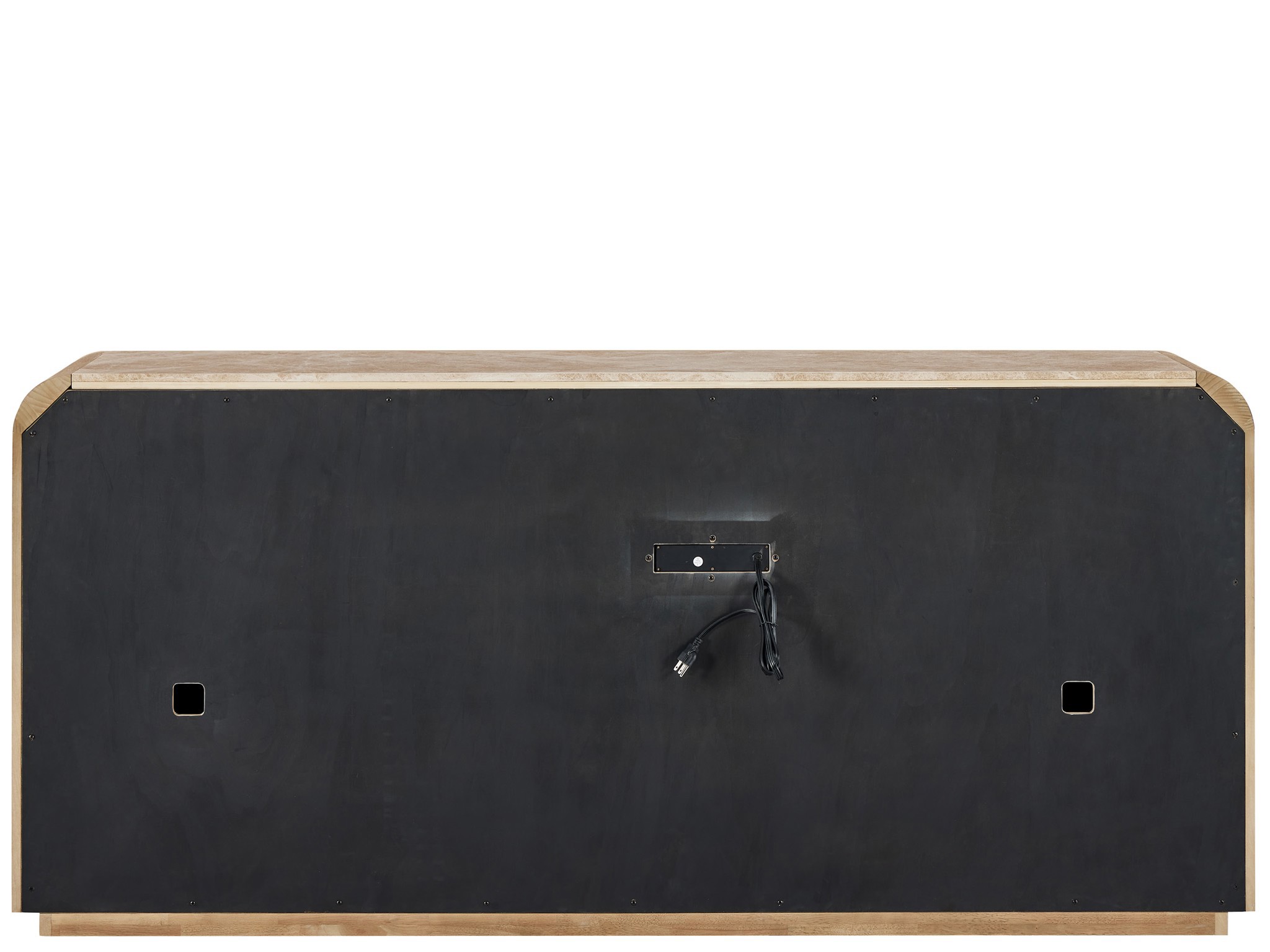 Light Emperador Credenza - Silo with a white background