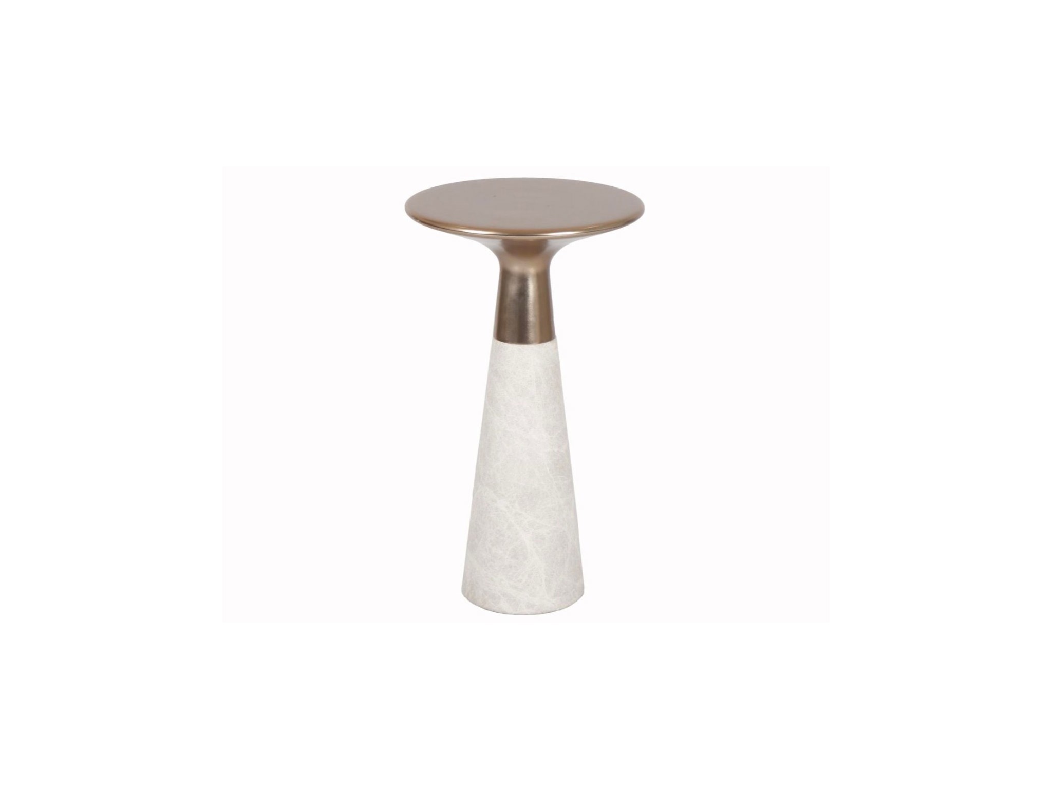 Light Emperador Table - Silo with a white background