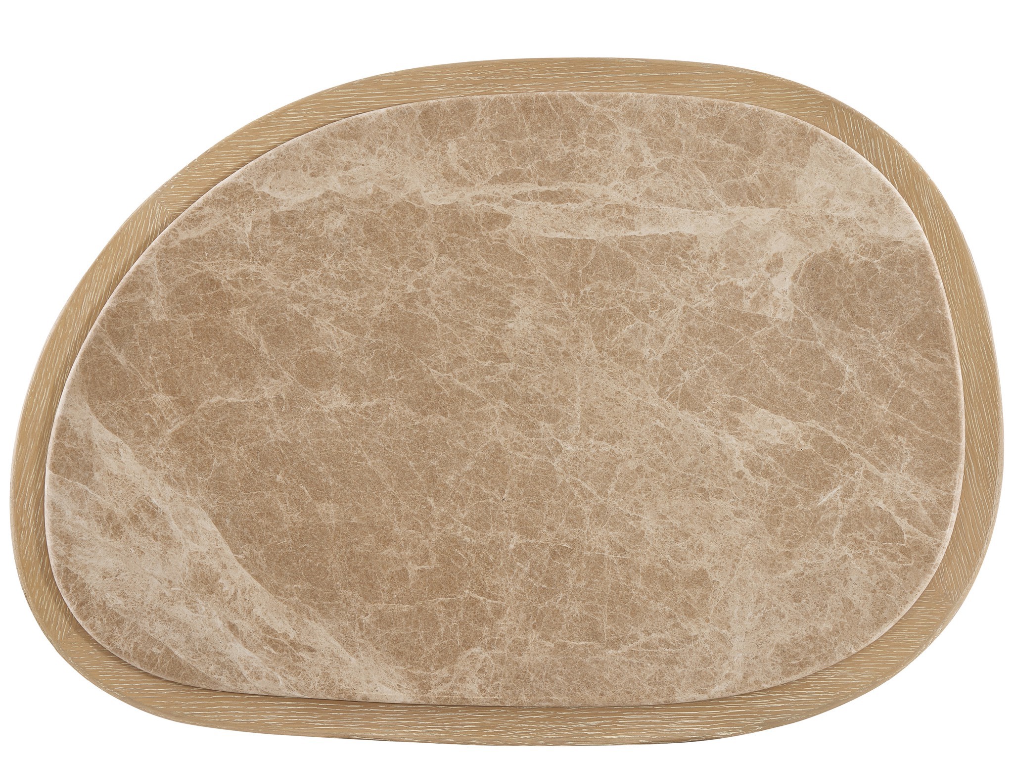 Medium Light Emperador Table - Silo with a white background