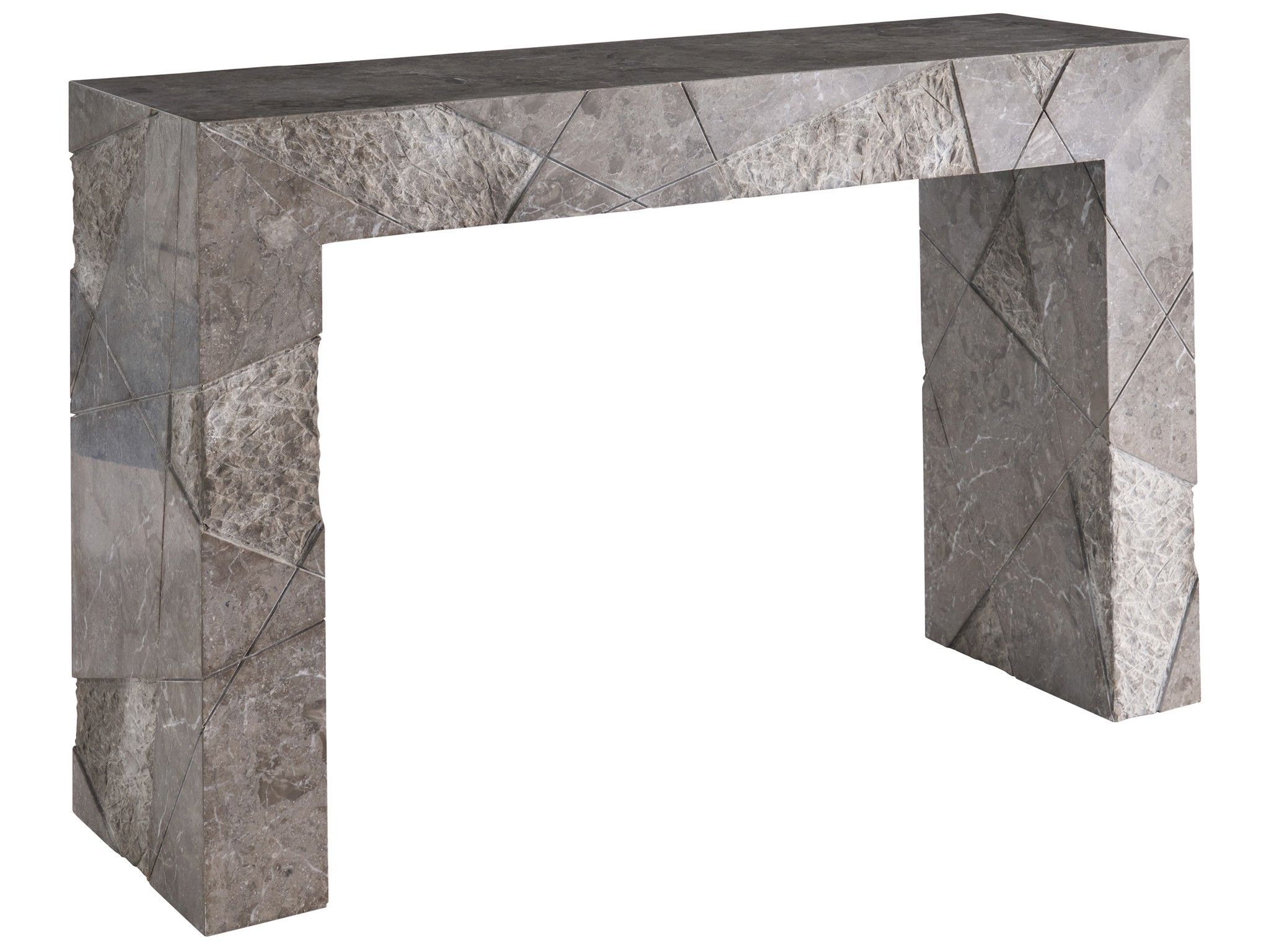 Pietra Console - Silo with a white background