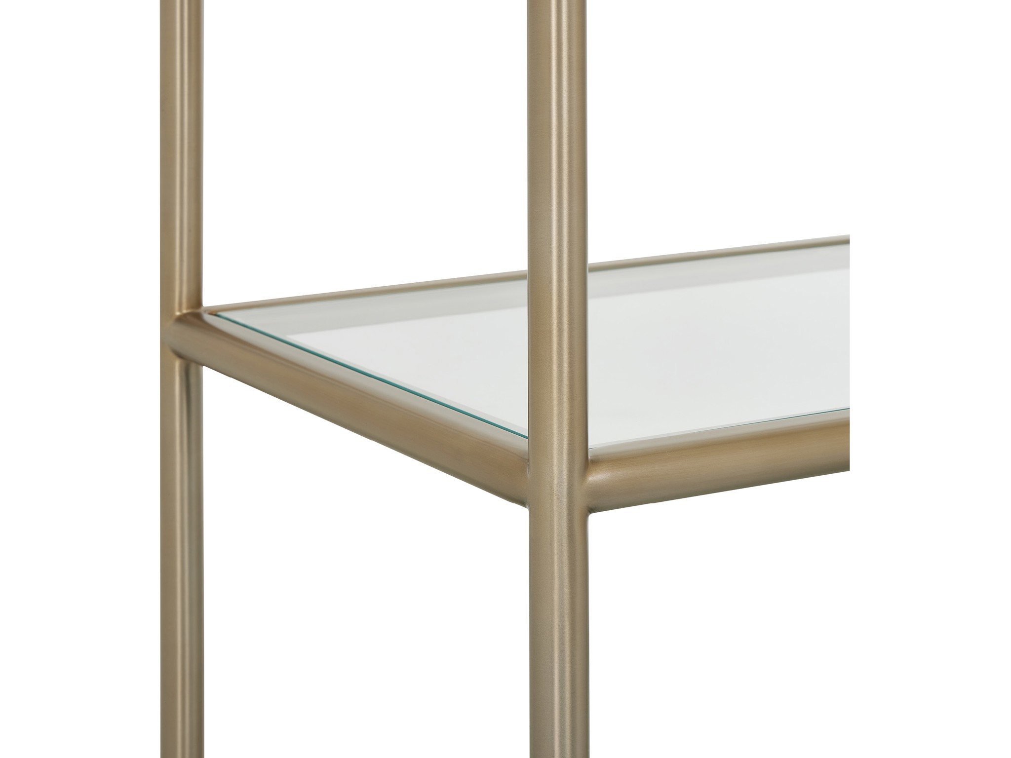 Dusty Bronze Etagere - Silo with a white background