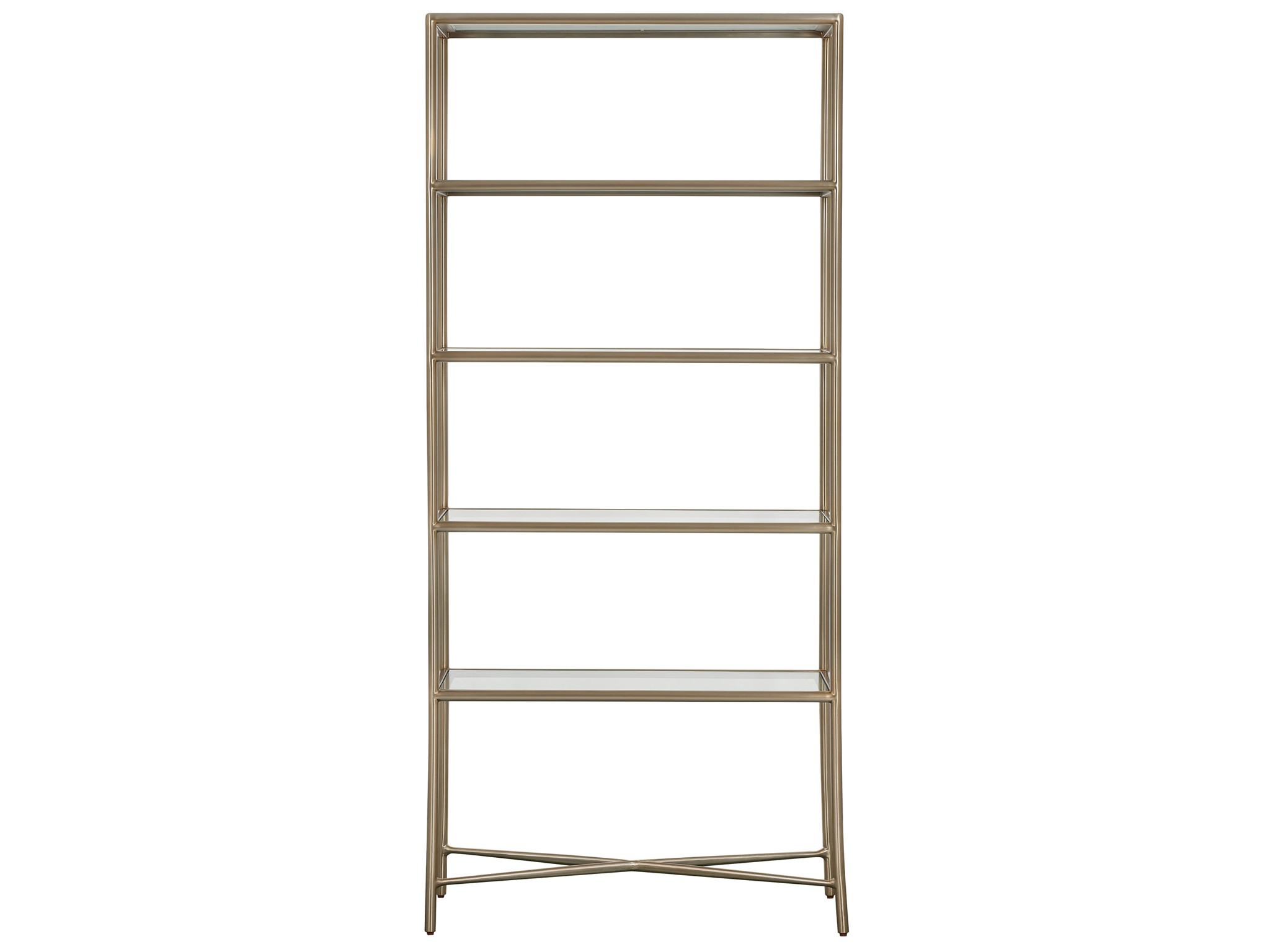 Dusty Bronze Etagere - Silo with a white background
