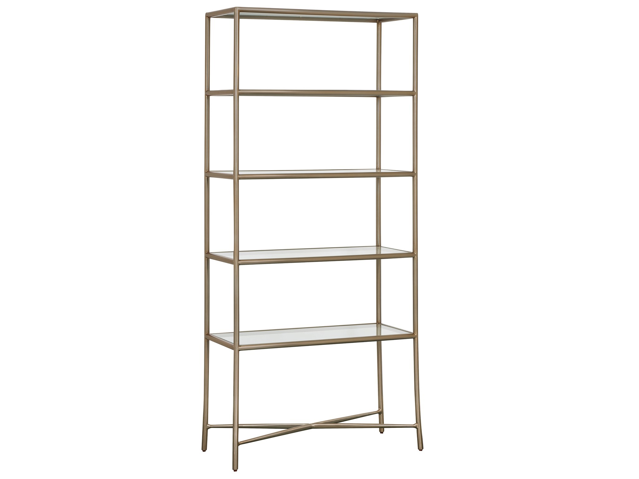 Dusty Bronze Etagere - Silo with a white background