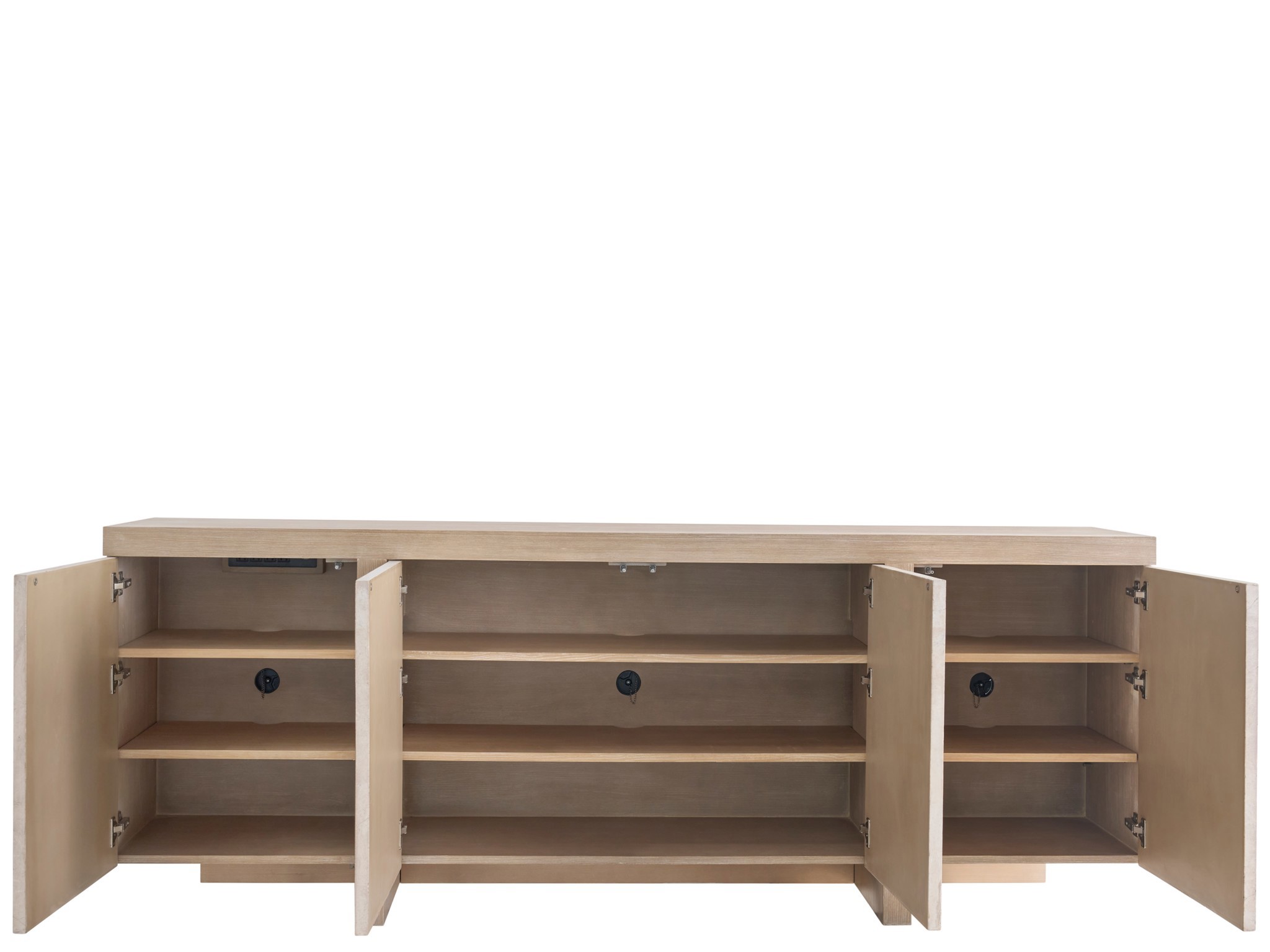 Crema Emperador Credenza - Silo with a white background