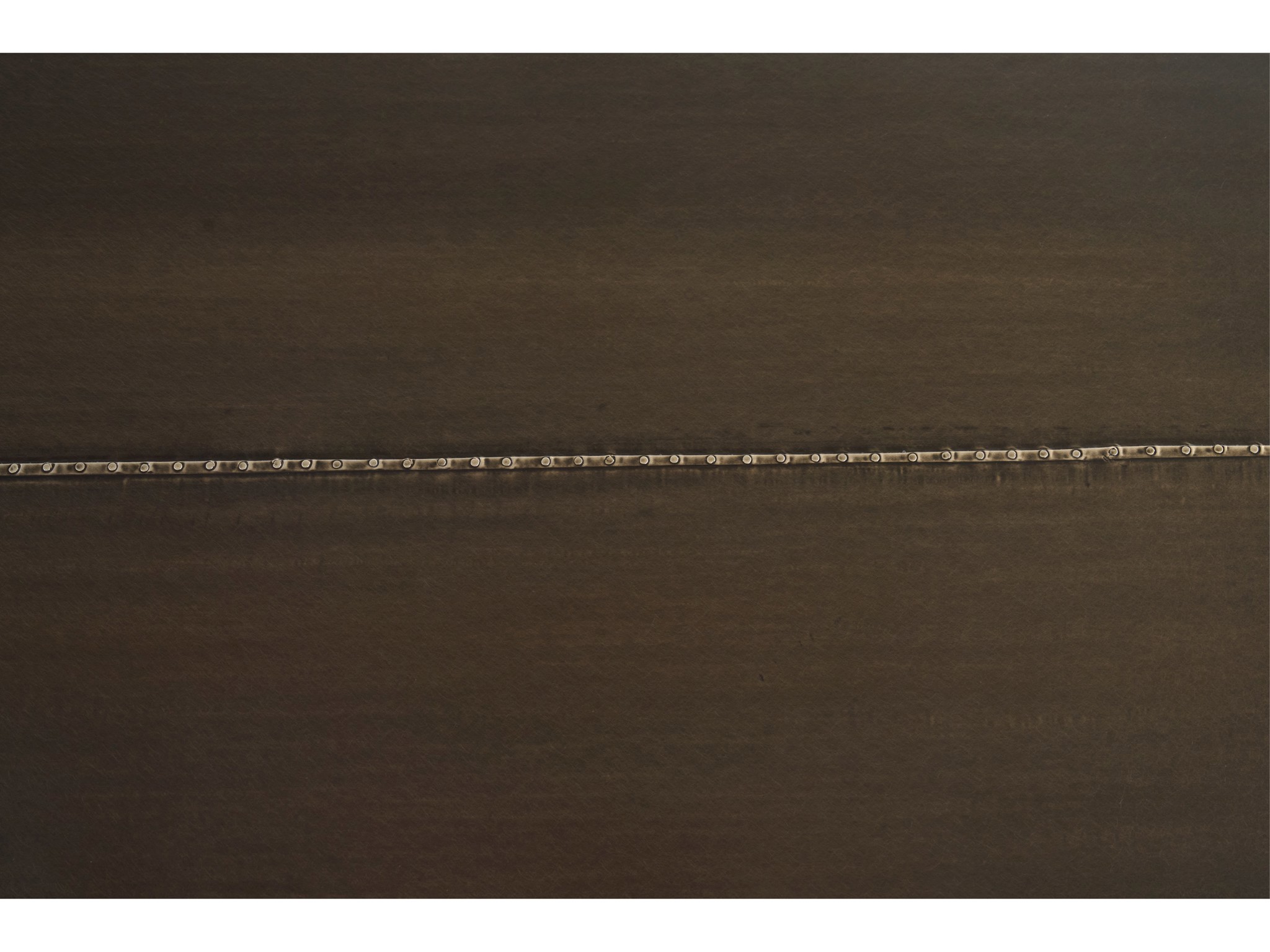 White Copper Credenza - Silo with a white background