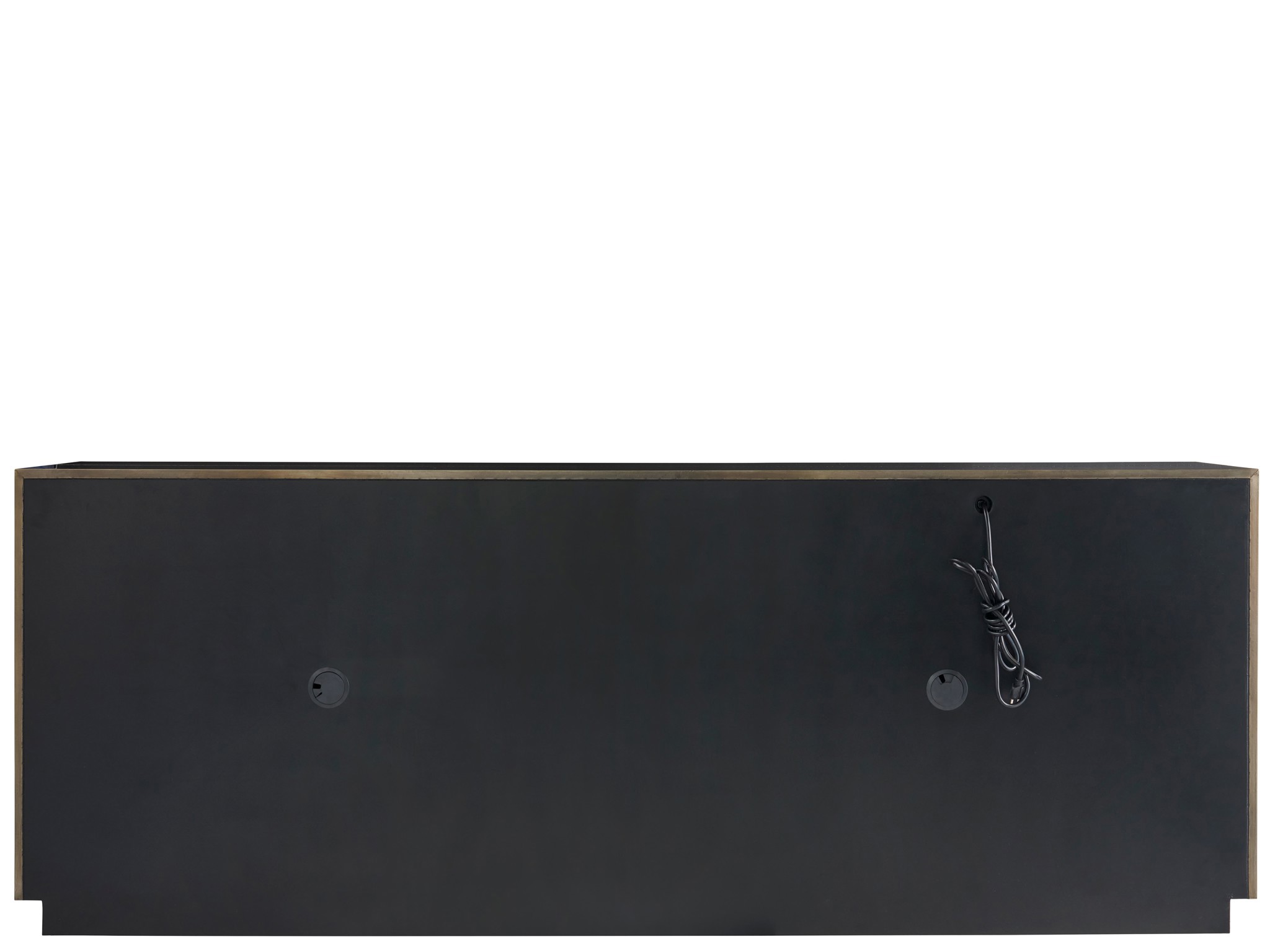 White Copper Credenza - Silo with a white background