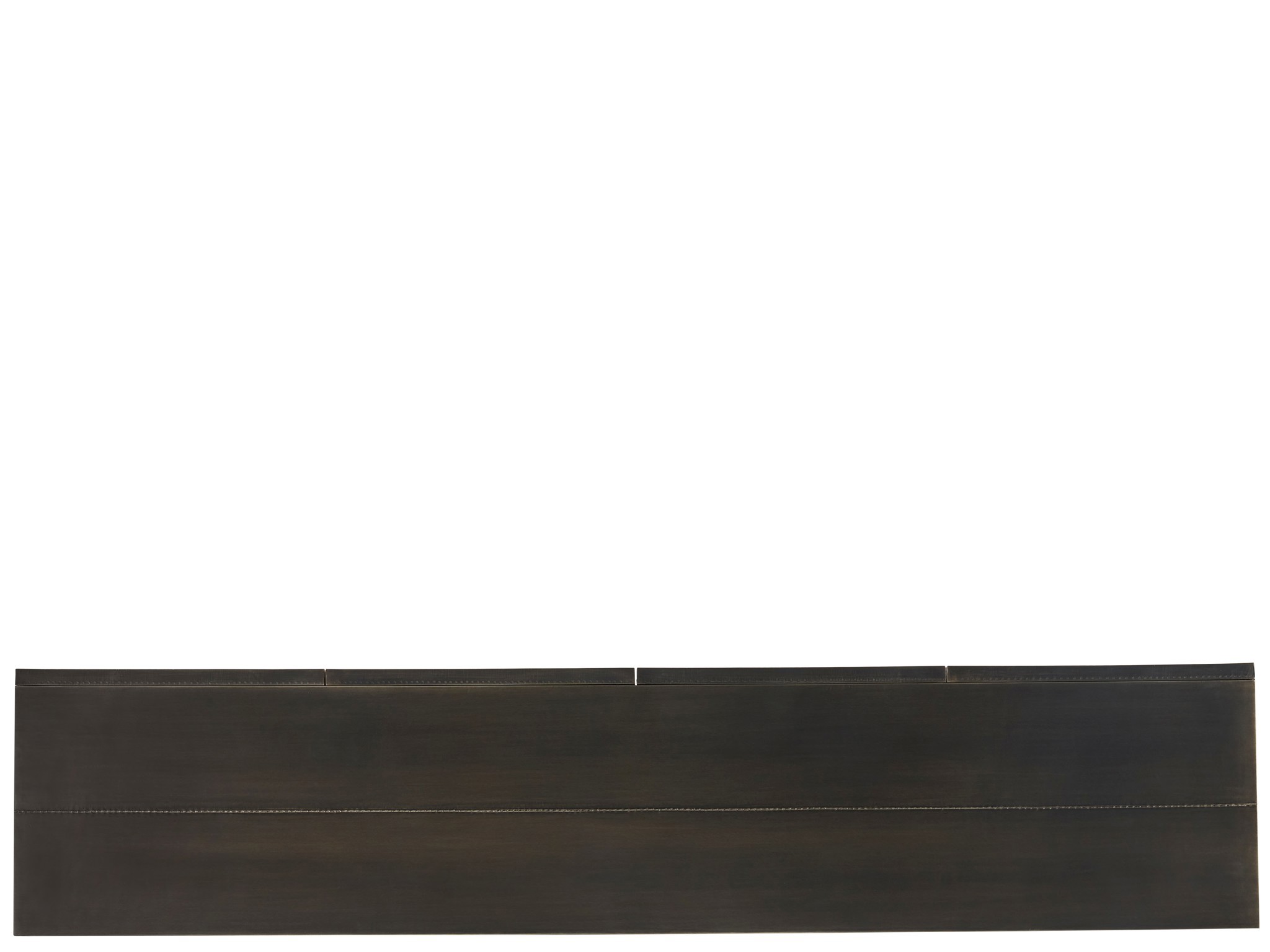 White Copper Credenza - Silo with a white background