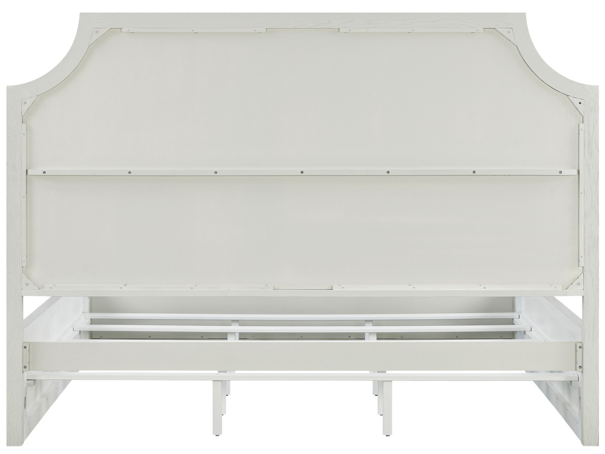 Flax Panel Bed King - Silo with a white background