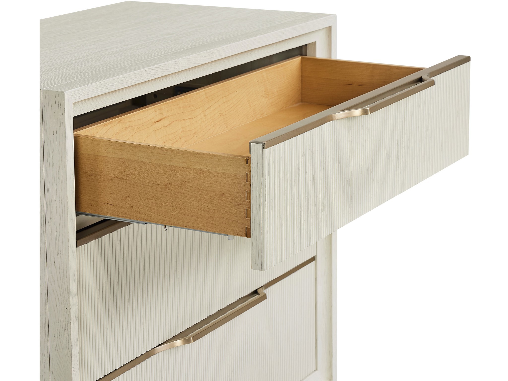 Flax Nightstand - Silo with a white background