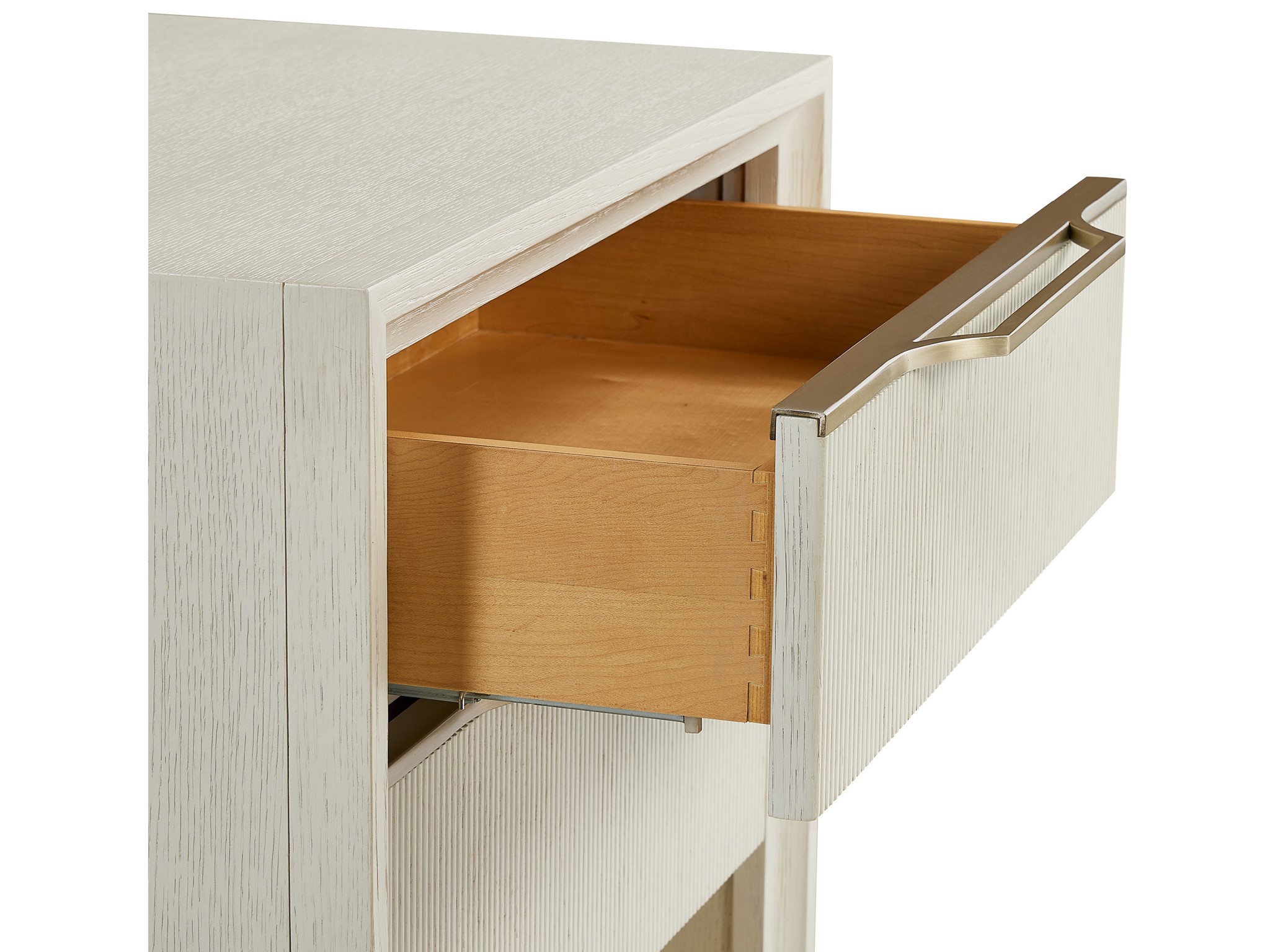 Flax Nightstand - Silo with a white background