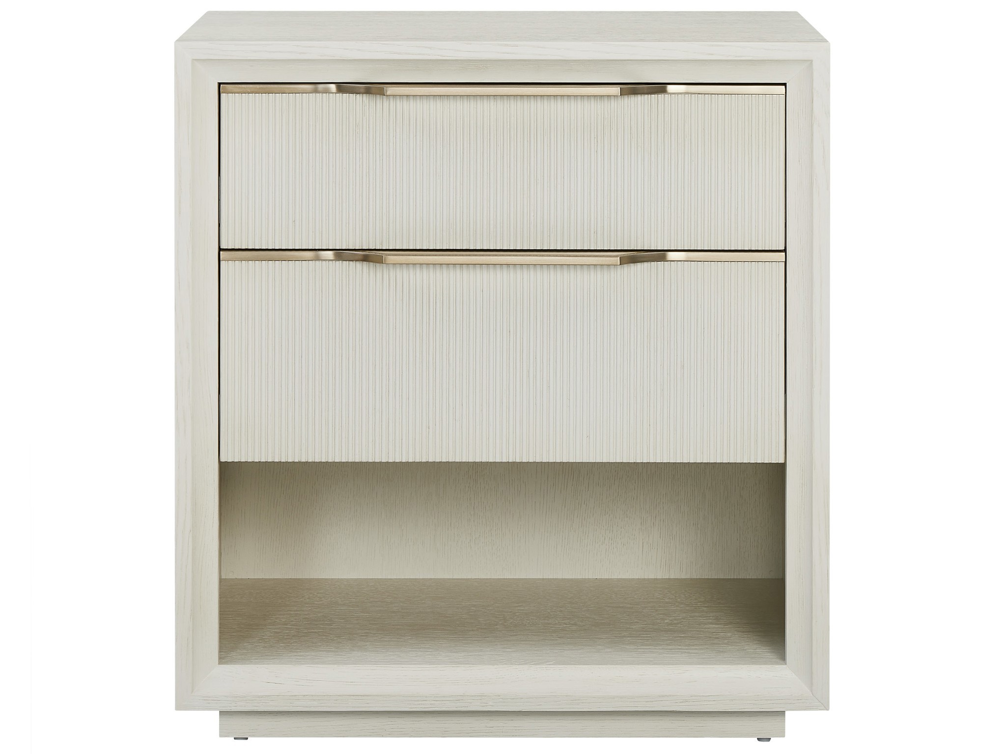 Flax Nightstand - Silo with a white background
