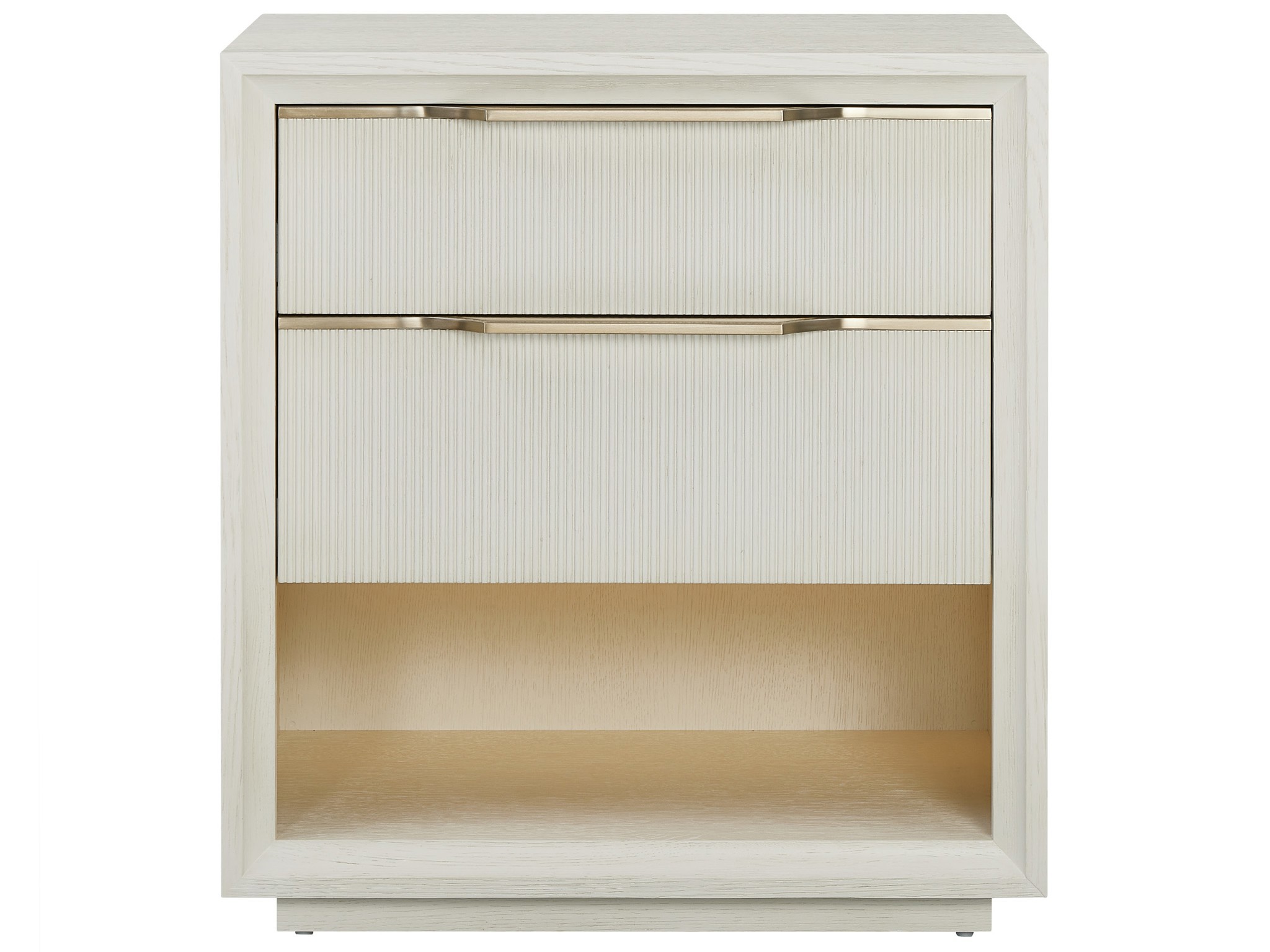 Flax Nightstand - Silo with a white background